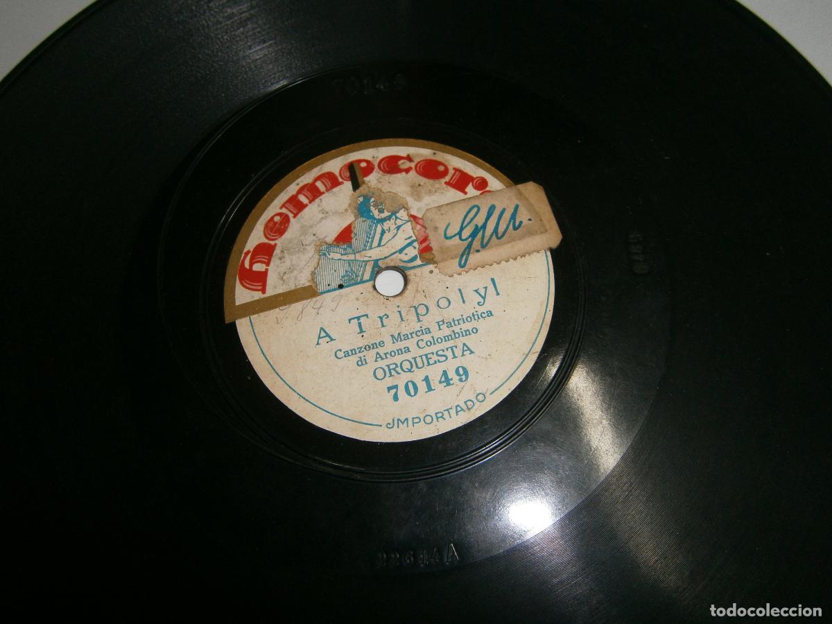 Discos de pizarra: ANTIGUO DISCO DE PIZARRA - TRIPOLY - Foto 2