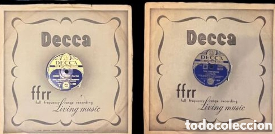 Discos de pizarra: DOS DISCOS JAZZ, LUIS AMSTROMG 78 r.p.m - Foto 1