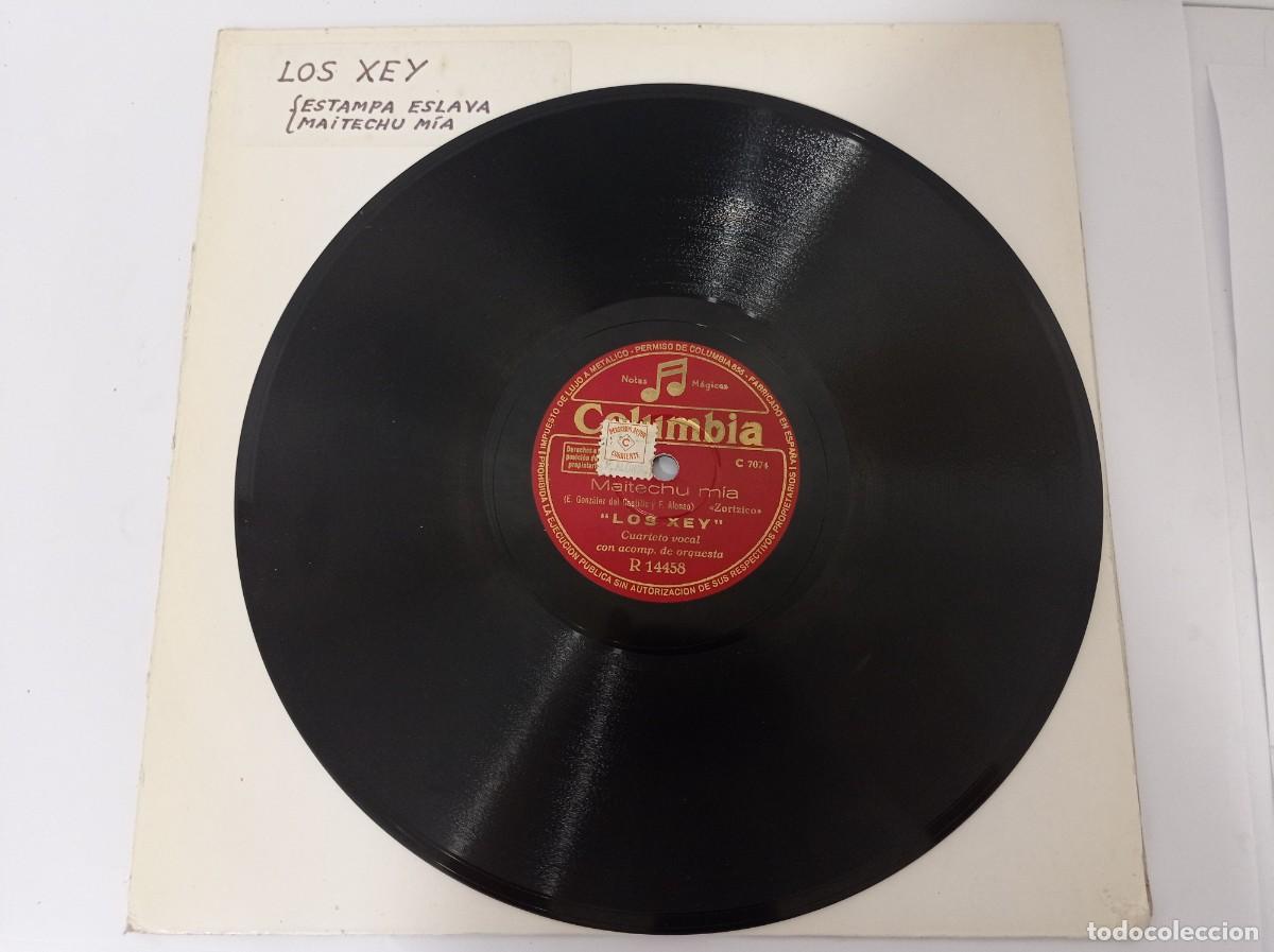 Discos de pizarra: LOS XEY - ESTAMPA ESLAVA / MAITECHU MIA - Foto 2