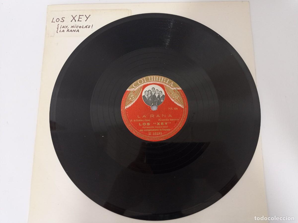 Discos de pizarra: LOS XEY - AY, NICOLAS / LA RANA - Foto 2