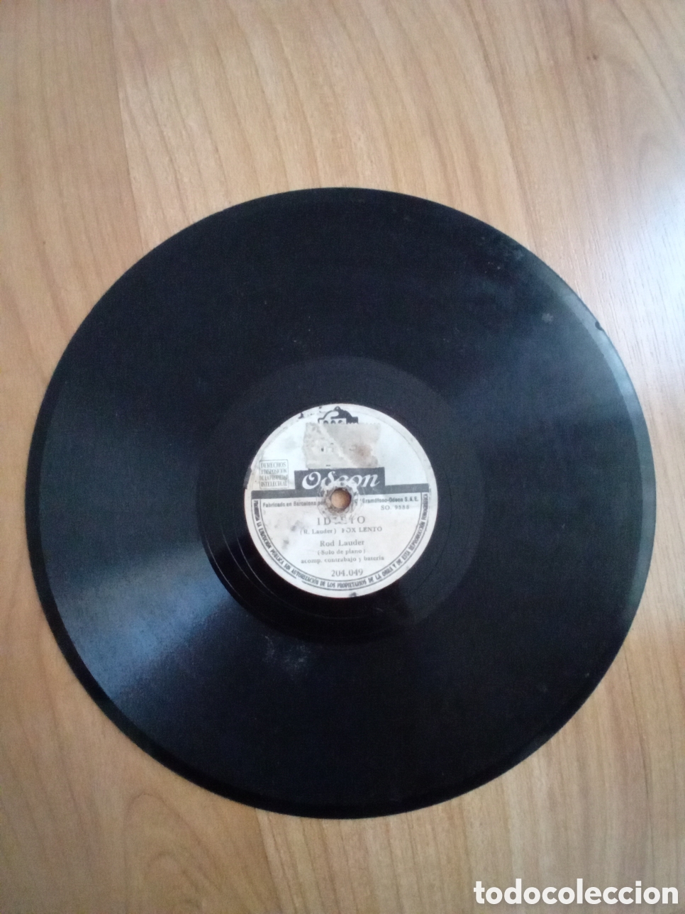 Discos de pizarra: ROD LAUDER. IDILIO. BURLESCA. ODEON - Foto 4