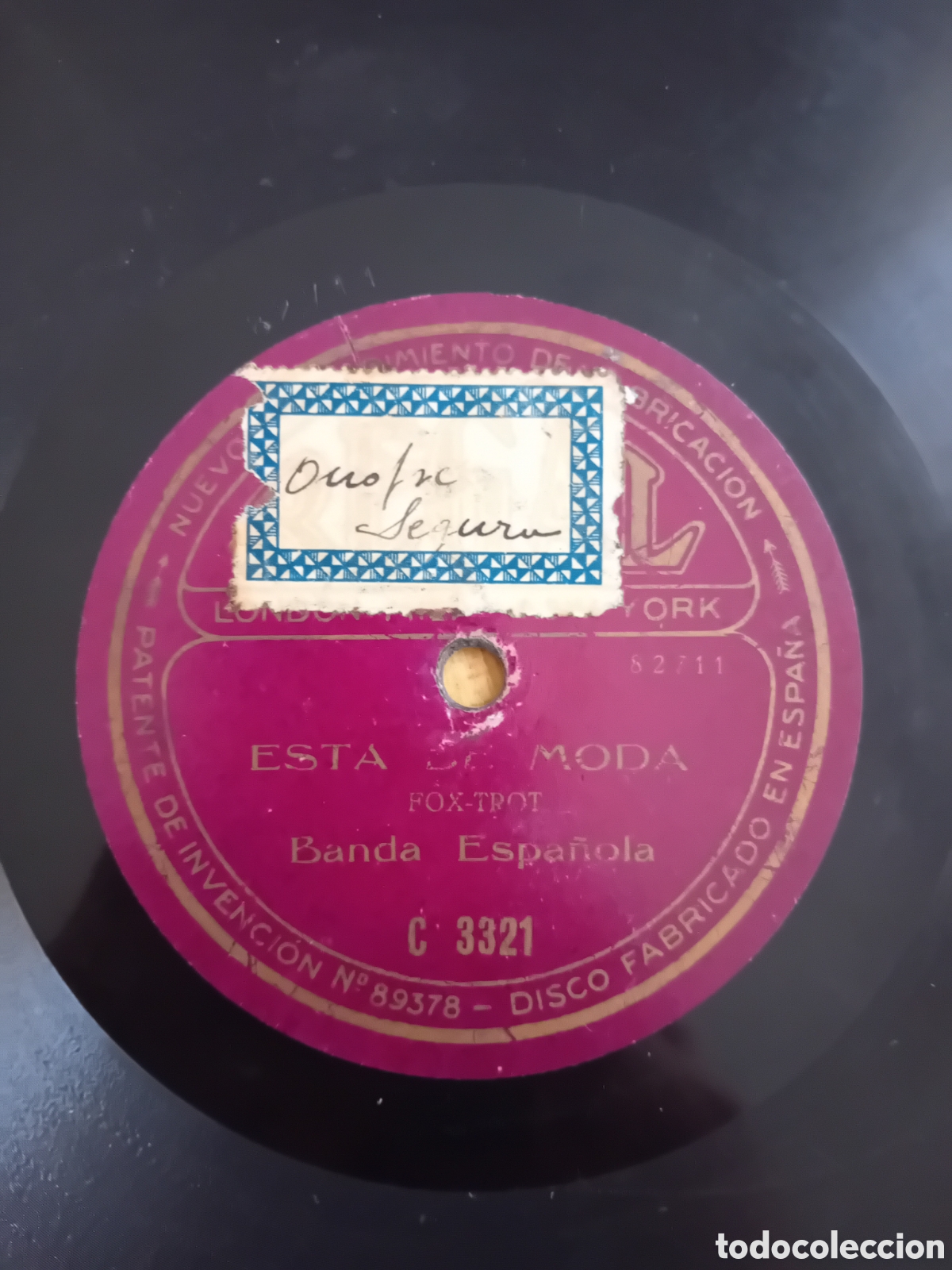 Discos de pizarra: BELMONTE. ESTA DE MODA. BANDA ESPA&Ntilde;OLA. REGAL - Foto 3