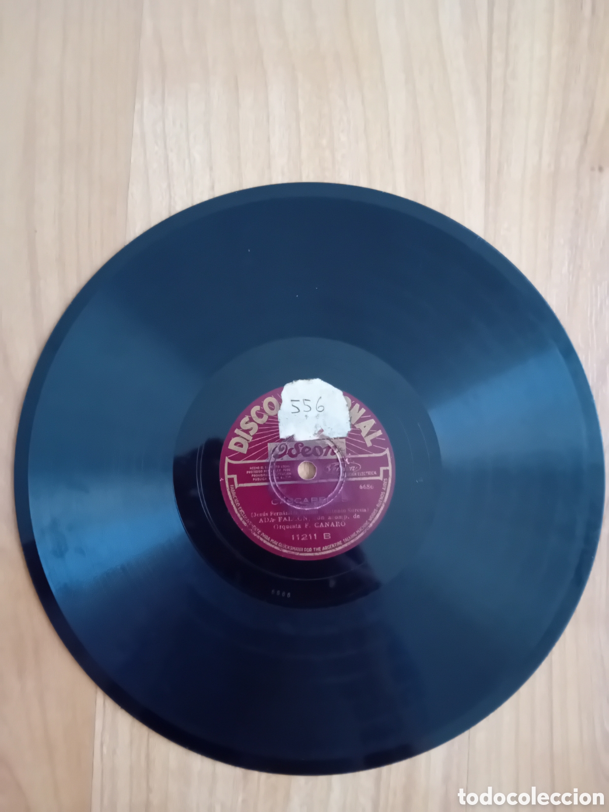 Discos de pizarra: ADA FALCON. MADRE HAY UNA SOLA. CASCABELES. ODEON - Foto 3