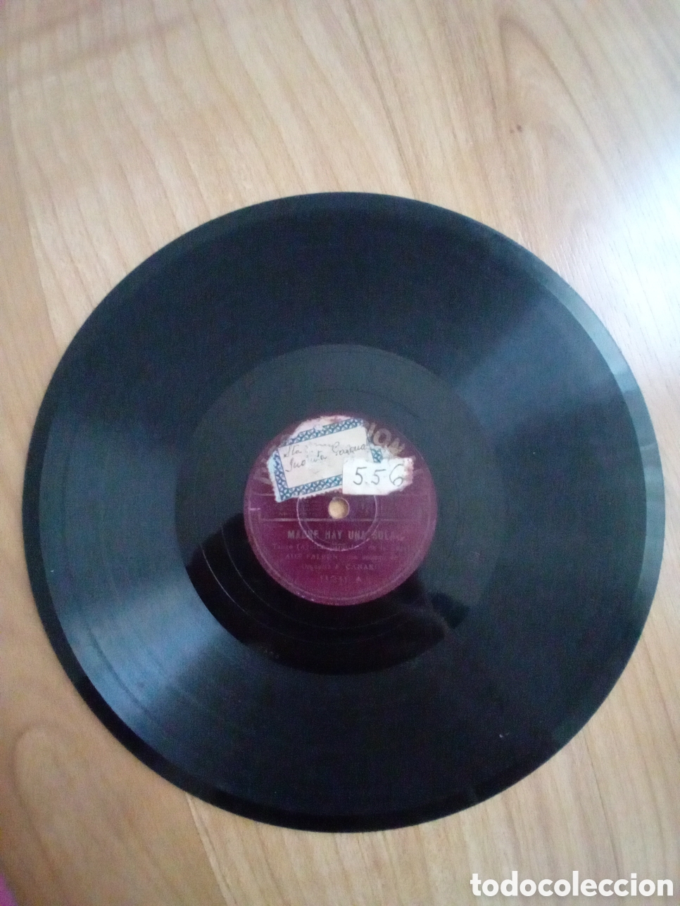 Discos de pizarra: ADA FALCON. MADRE HAY UNA SOLA. CASCABELES. ODEON - Foto 1