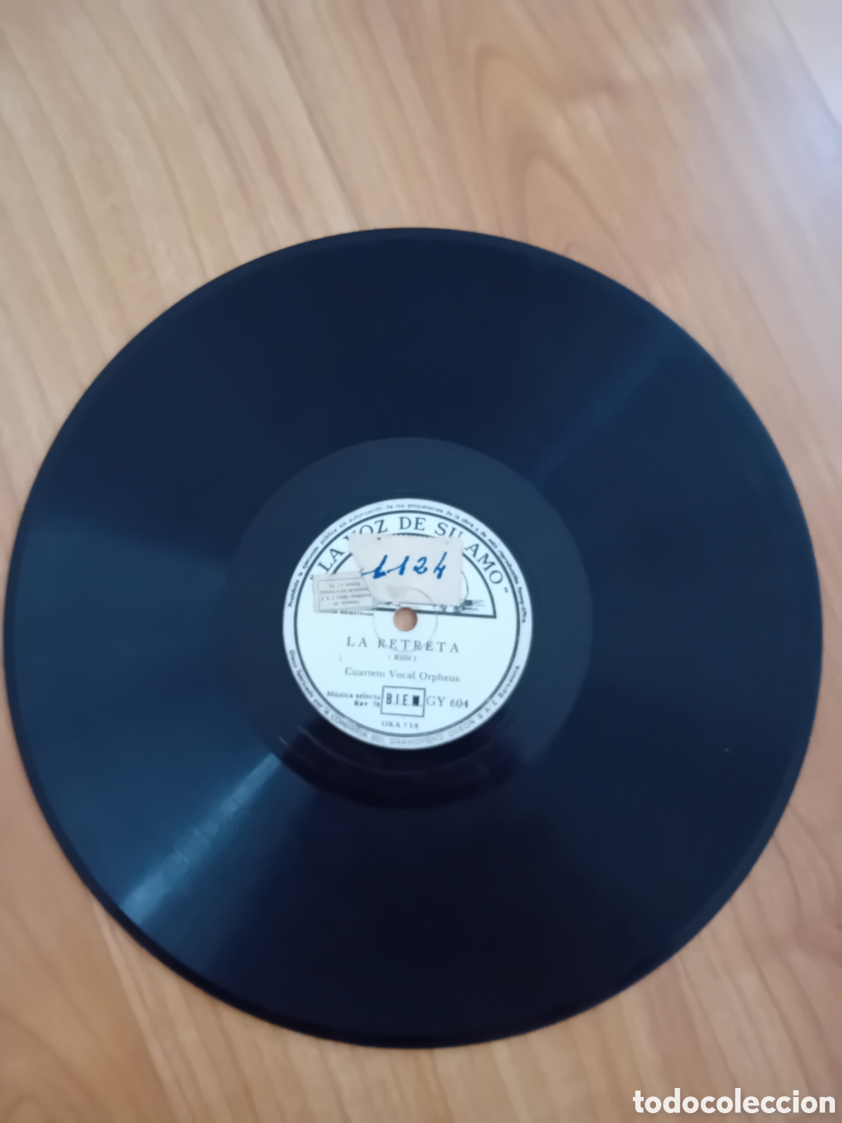 Discos de pizarra: CUARTETO VOCAL ORPHEUS. EL TILO. INVIERNO. LA RETRETA. LA VOZ DE SU AMO - Foto 1