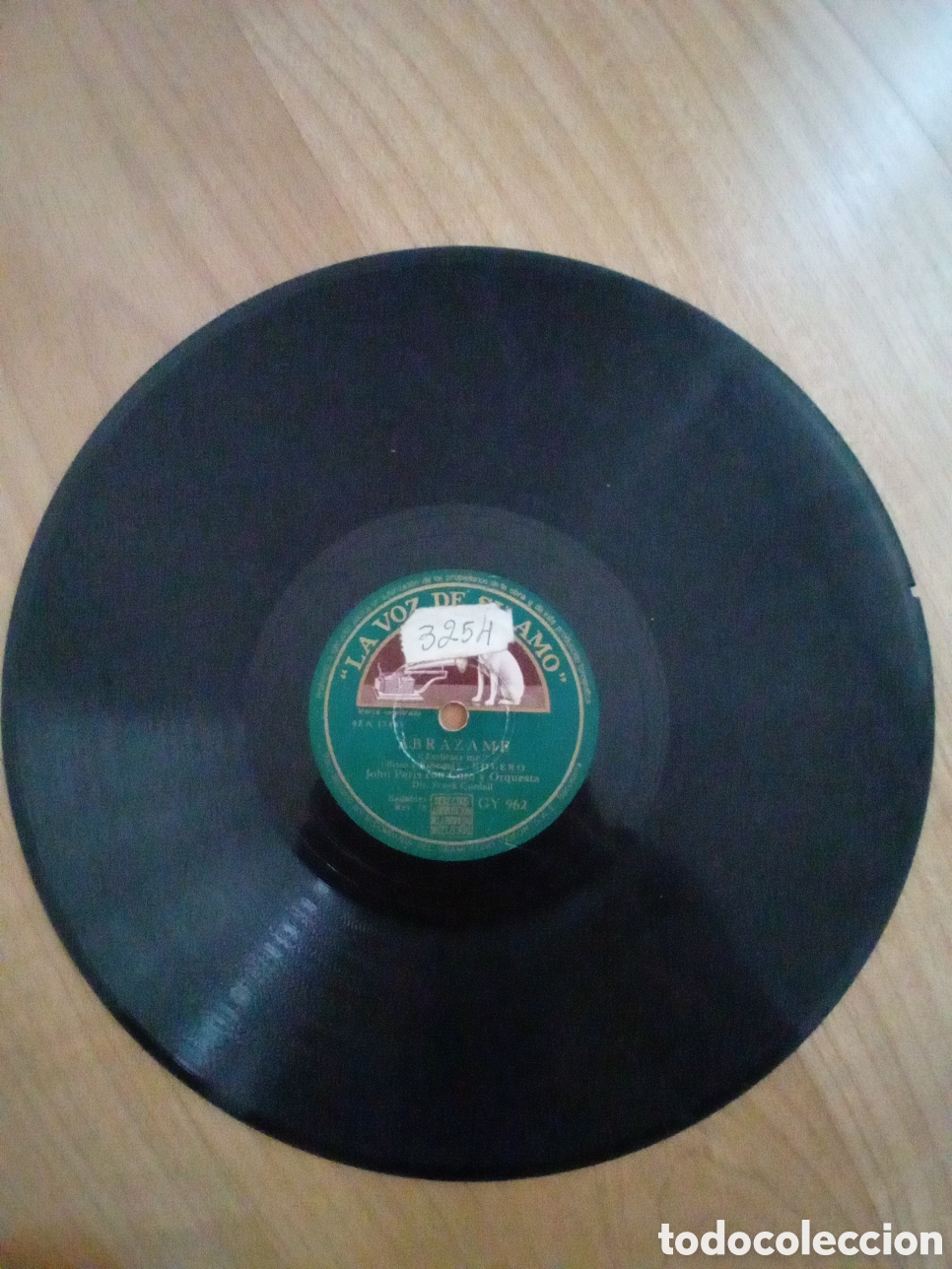 Discos de pizarra: JOHN PARIS. ABRAZAME. CARNAVAL EN LA PAMPA. LA VOZ DE SU AMO - Foto 6