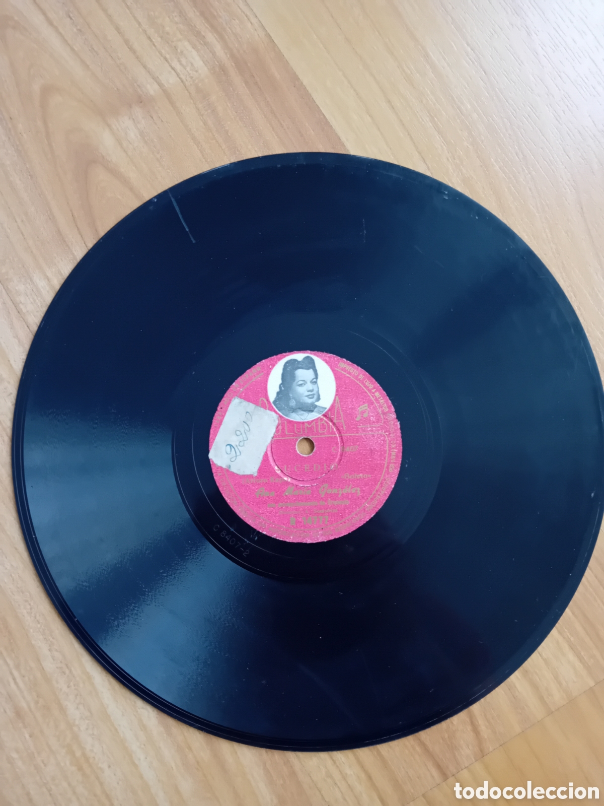 Discos de pizarra: ANA MARIA GONZALEZ. SUE&Ntilde;OS DE VIENA. SUCEDIO. COLUMBIA - Foto 1