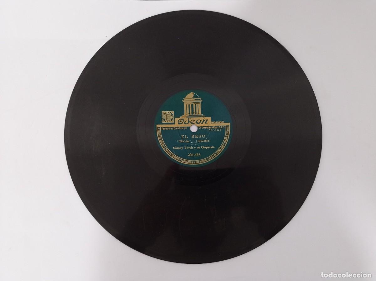 Discos de pizarra: SIDNEY TORCH Y SU ORQUESTA - EL BESO / SERPENTEANDO - Foto 1