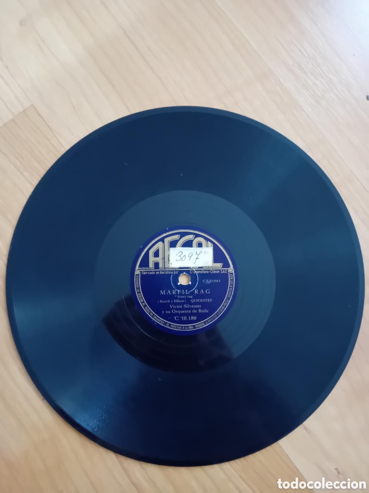 Discos de pizarra: VICTOR SILVESTER. MARFIL RAG. LO SIENTO. REGAL - Foto 3