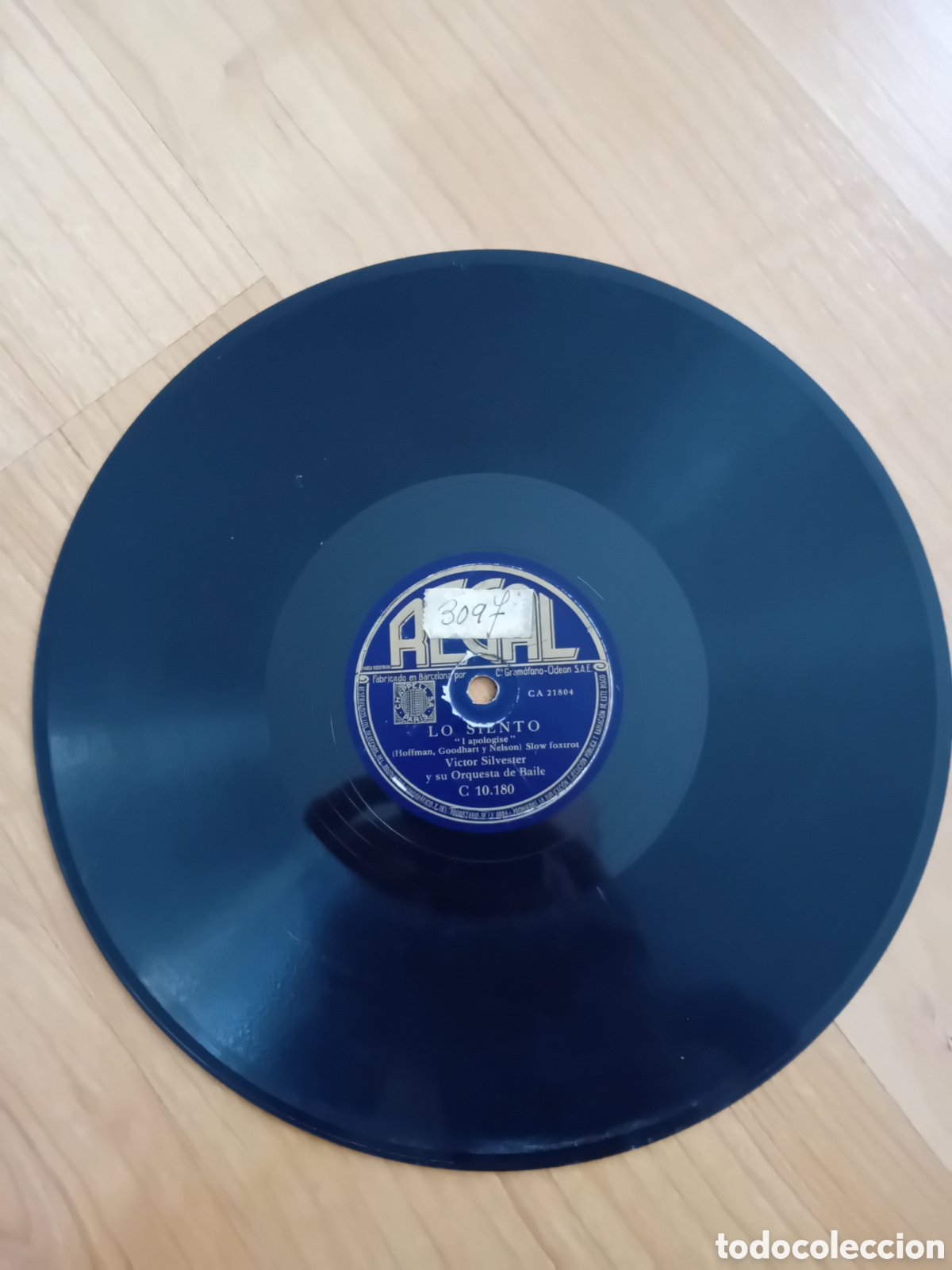 Discos de pizarra: VICTOR SILVESTER. MARFIL RAG. LO SIENTO. REGAL - Foto 1