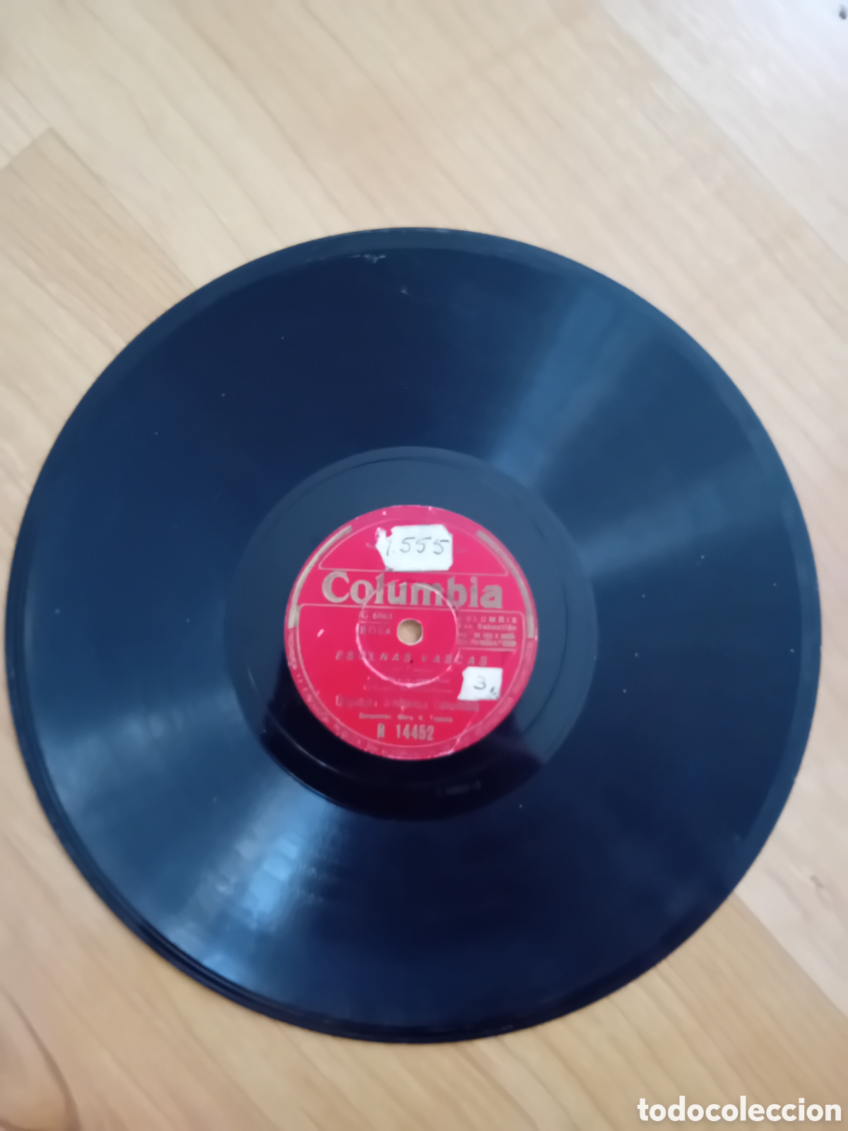 Discos de pizarra: ESCENAS VASCAS. EUSKALERRIKO ABESTIYAK. COLUMBIA - Foto 3