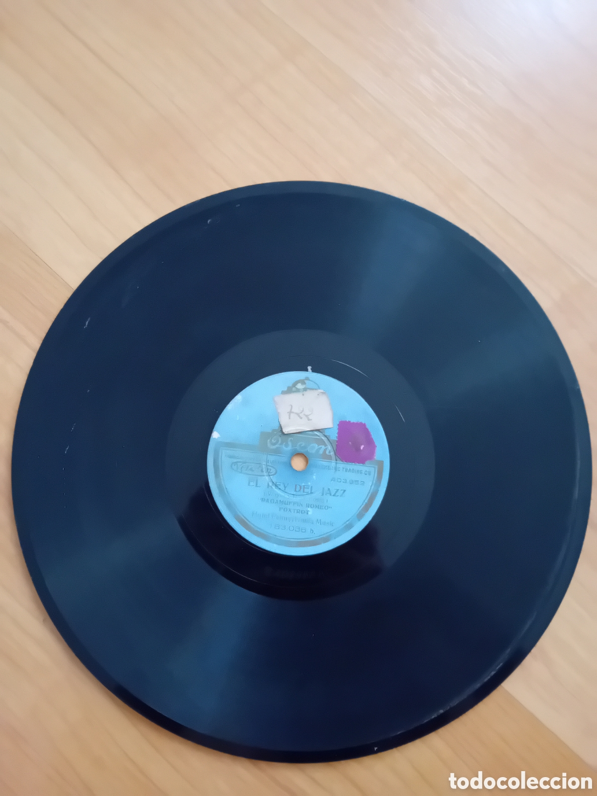 Discos de pizarra: EL REY DEL JAZZ. HOTEL PENNSYLVANIA MUSIC. ODEON - Foto 1