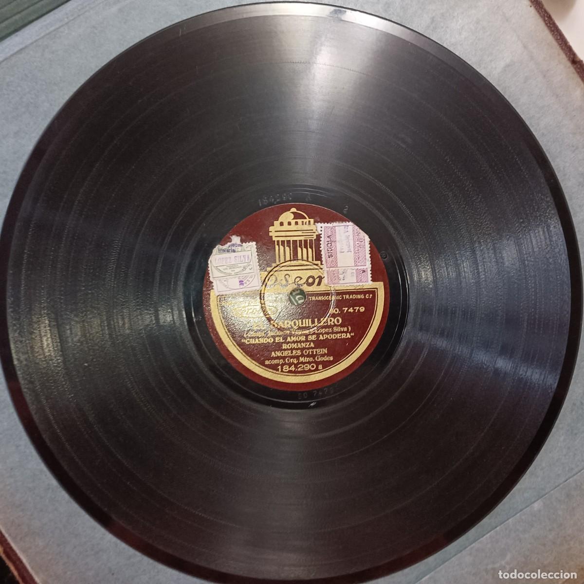 Discos de pizarra: DISCOS GRAMOFONO ,ALBUM CON 11 UNIDADES. - Foto 20