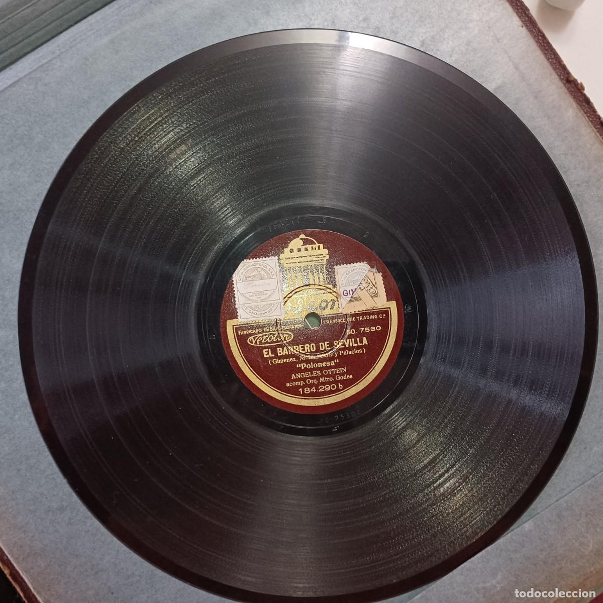 Discos de pizarra: DISCOS GRAMOFONO ,ALBUM CON 11 UNIDADES. - Foto 21
