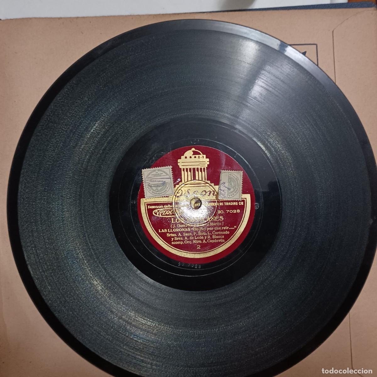 Discos de pizarra: DISCOS DE GRAMOFONO ,PIZARRA ,COLECCION LOS GAVILANES - Foto 7