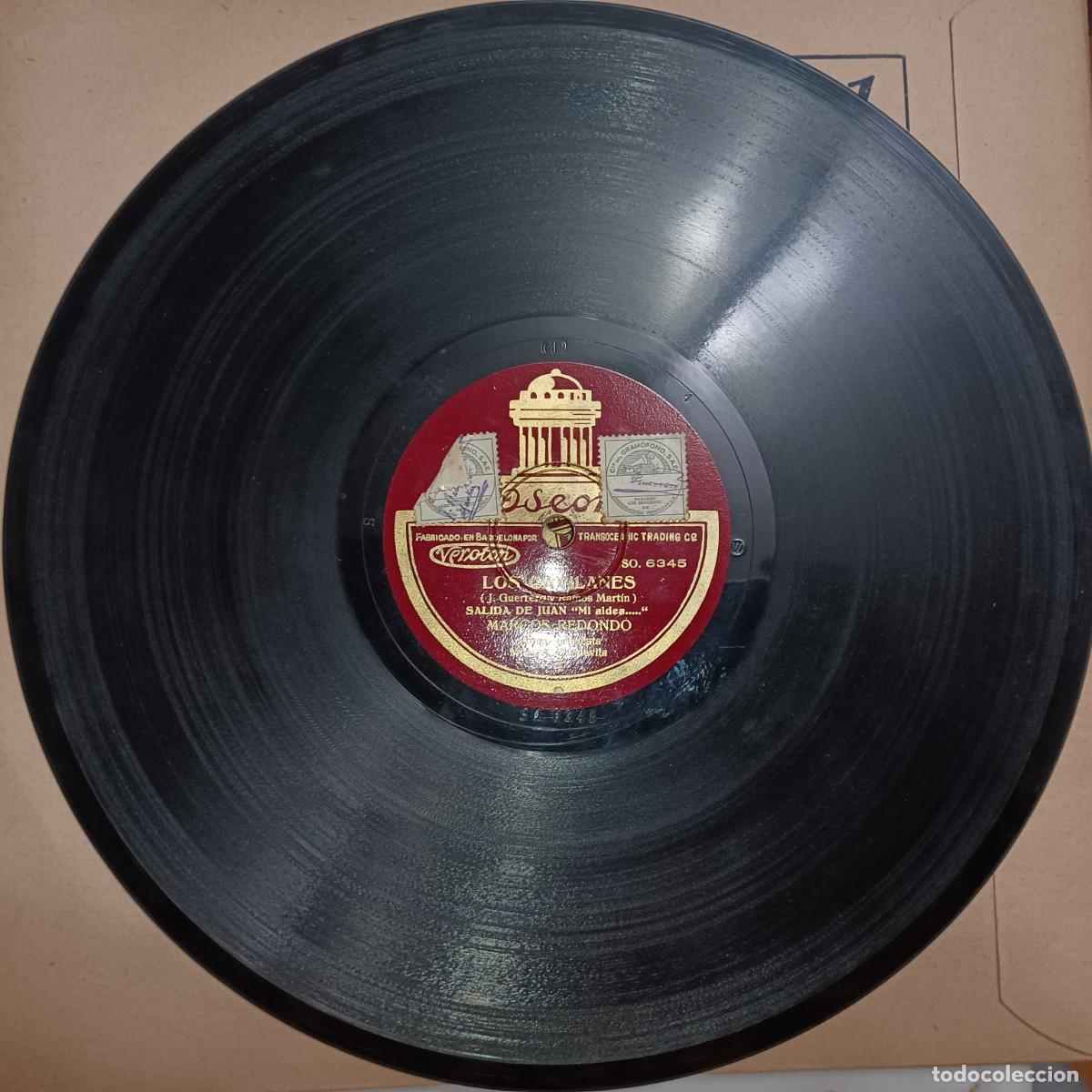 Discos de pizarra: DISCOS DE GRAMOFONO ,PIZARRA ,COLECCION LOS GAVILANES - Foto 8