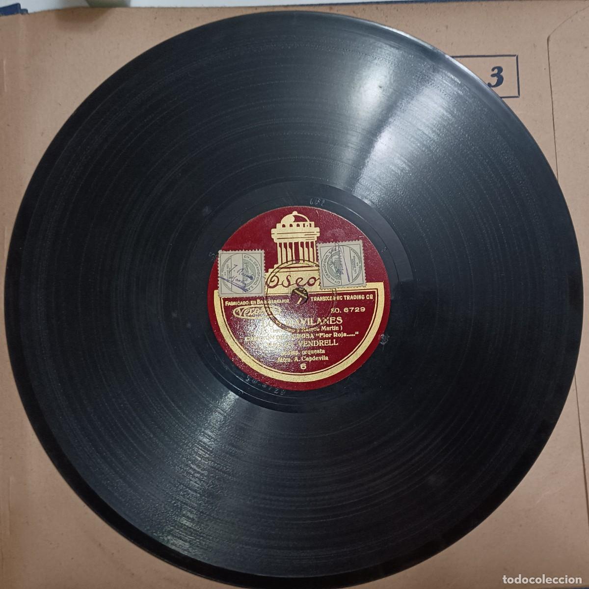 Discos de pizarra: DISCOS DE GRAMOFONO ,PIZARRA ,COLECCION LOS GAVILANES - Foto 11