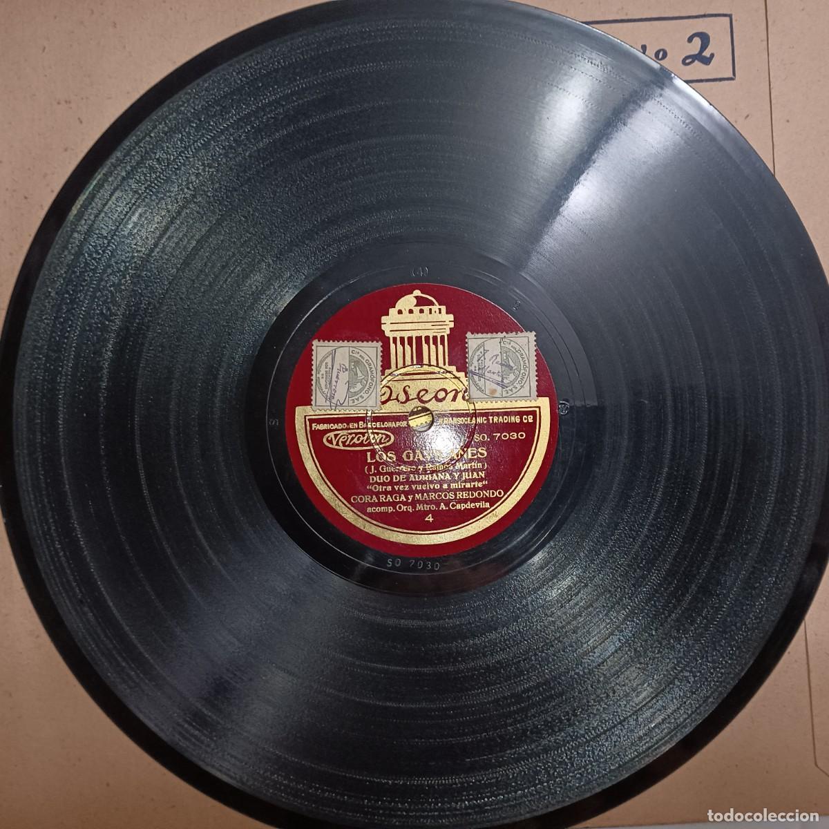 Discos de pizarra: DISCOS DE GRAMOFONO ,PIZARRA ,COLECCION LOS GAVILANES - Foto 13