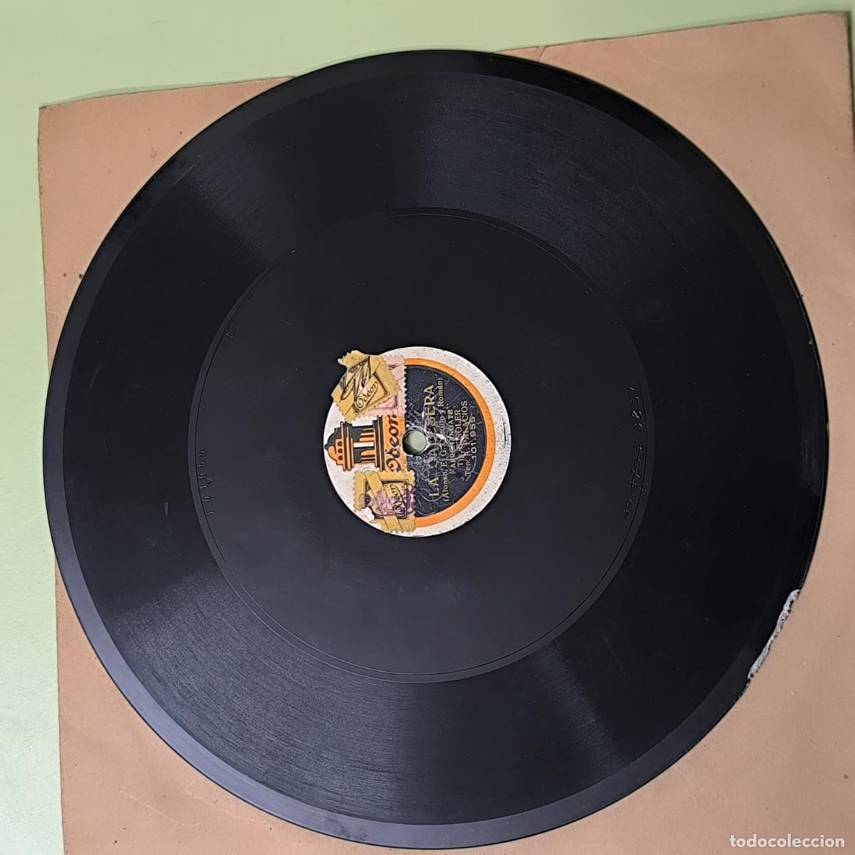 Discos de pizarra: LA CALESERA - ODEON - DISCO DE PIZARRA - Foto 2