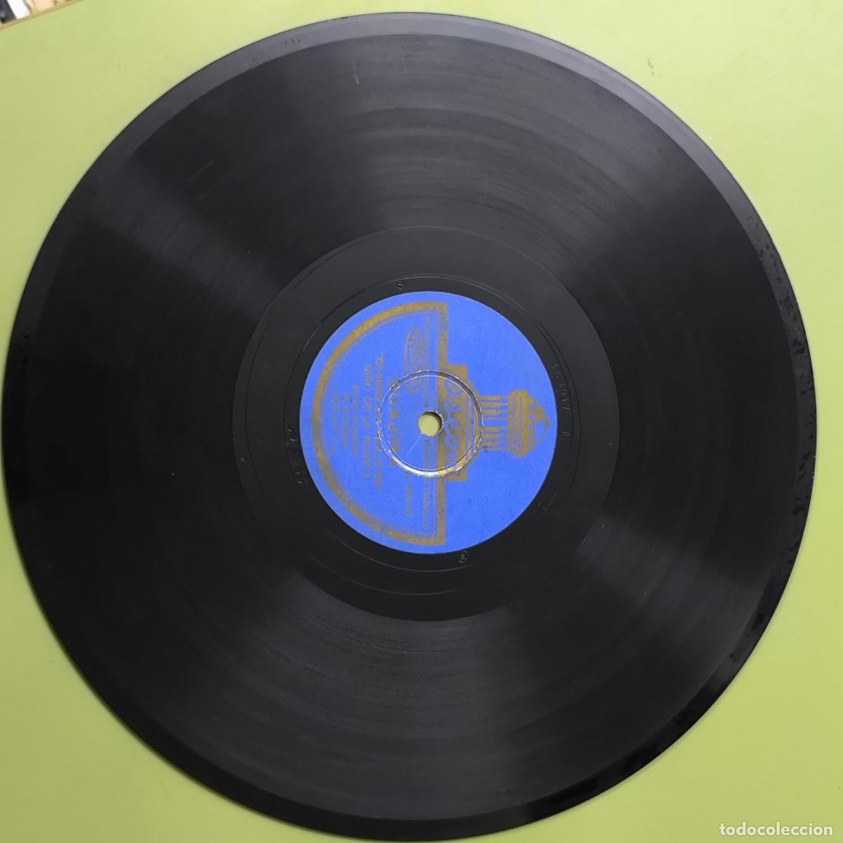 Discos de pizarra: GUAJIRA - FANDANGOS - ODEON - DISCO DE PIZARRA - Foto 2