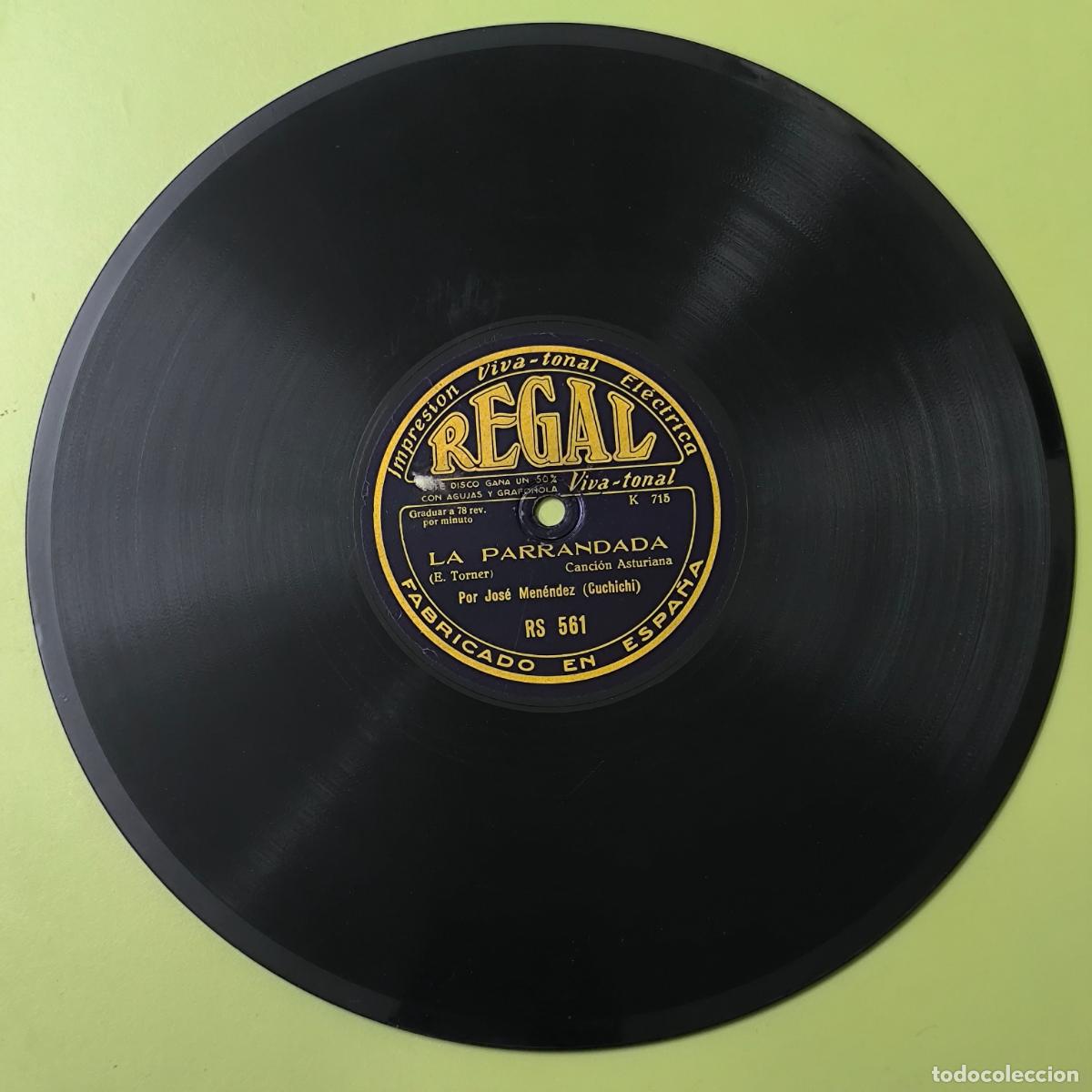 Discos de pizarra: LA VIRGEN DE COVADONGA - LA PARRANDADA - REGAL - DISCO DE PIZARRA - Foto 1