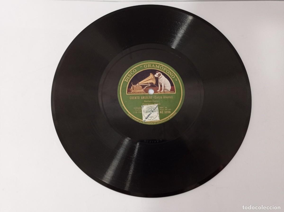 Discos de pizarra: CASIMIRO ORTAS - VIVA EL CEROTE / CUENTO ANDALUZ - Foto 2