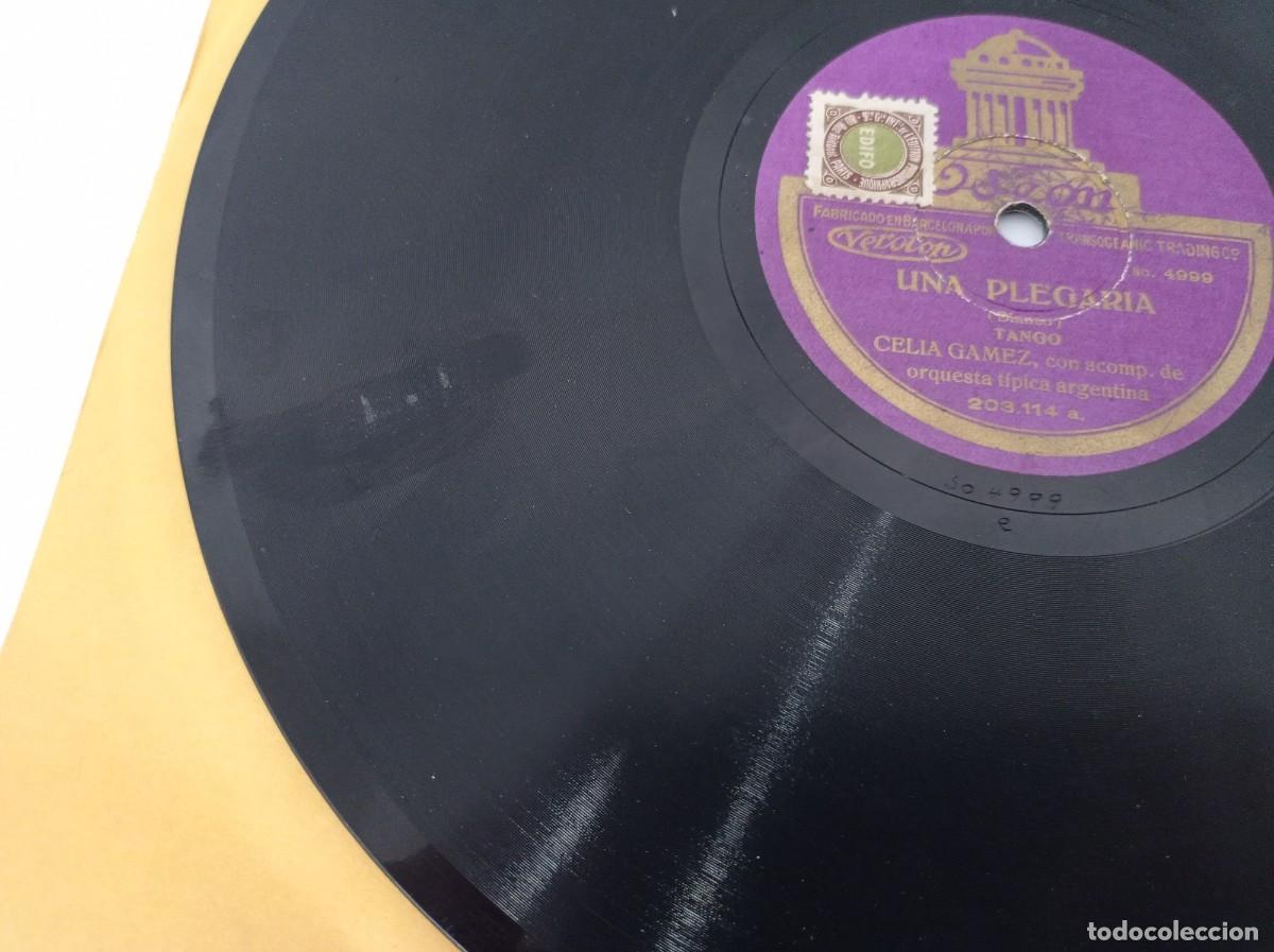 Discos de pizarra: CELIA GAMEZ - MAMITA MIA / PLEGARIA - Foto 2