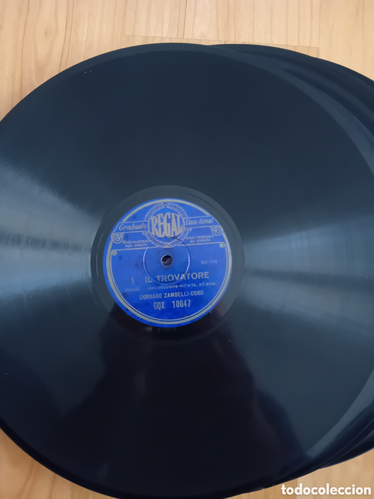 Discos de pizarra: 13 DE LOS 14 DISCOS DE IL TROVATORE. VERDI. REGAL - Foto 2
