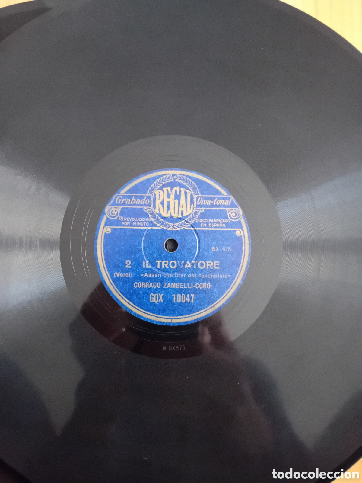 Discos de pizarra: 13 DE LOS 14 DISCOS DE IL TROVATORE. VERDI. REGAL - Foto 3