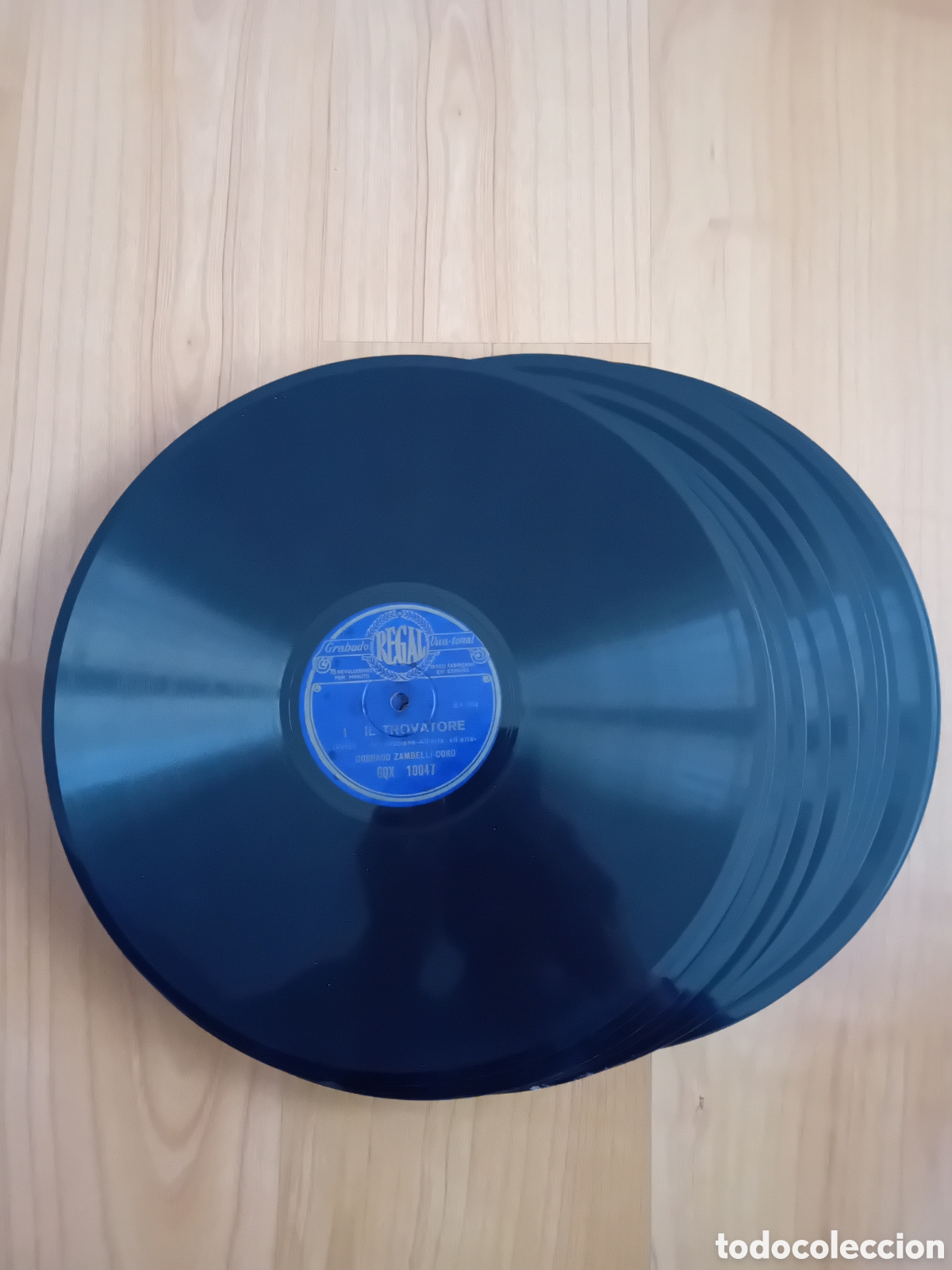 Discos de pizarra: 13 DE LOS 14 DISCOS DE IL TROVATORE. VERDI. REGAL - Foto 1