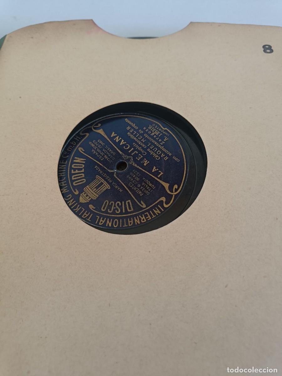 Discos de pizarra: RAQUEL MELLER La m&aacute;s linda de la aldea / La mejicana - Foto 1
