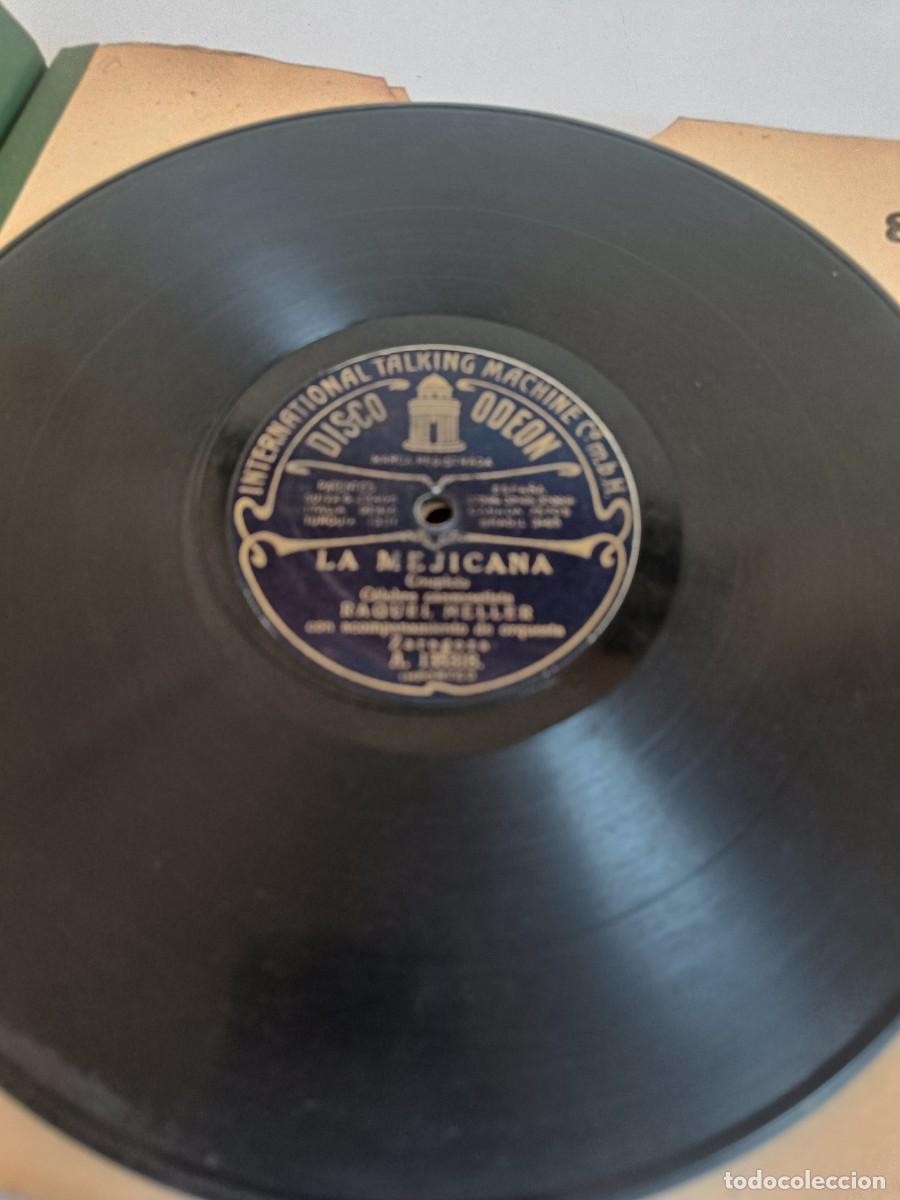 Discos de pizarra: RAQUEL MELLER La m&aacute;s linda de la aldea / La mejicana - Foto 2