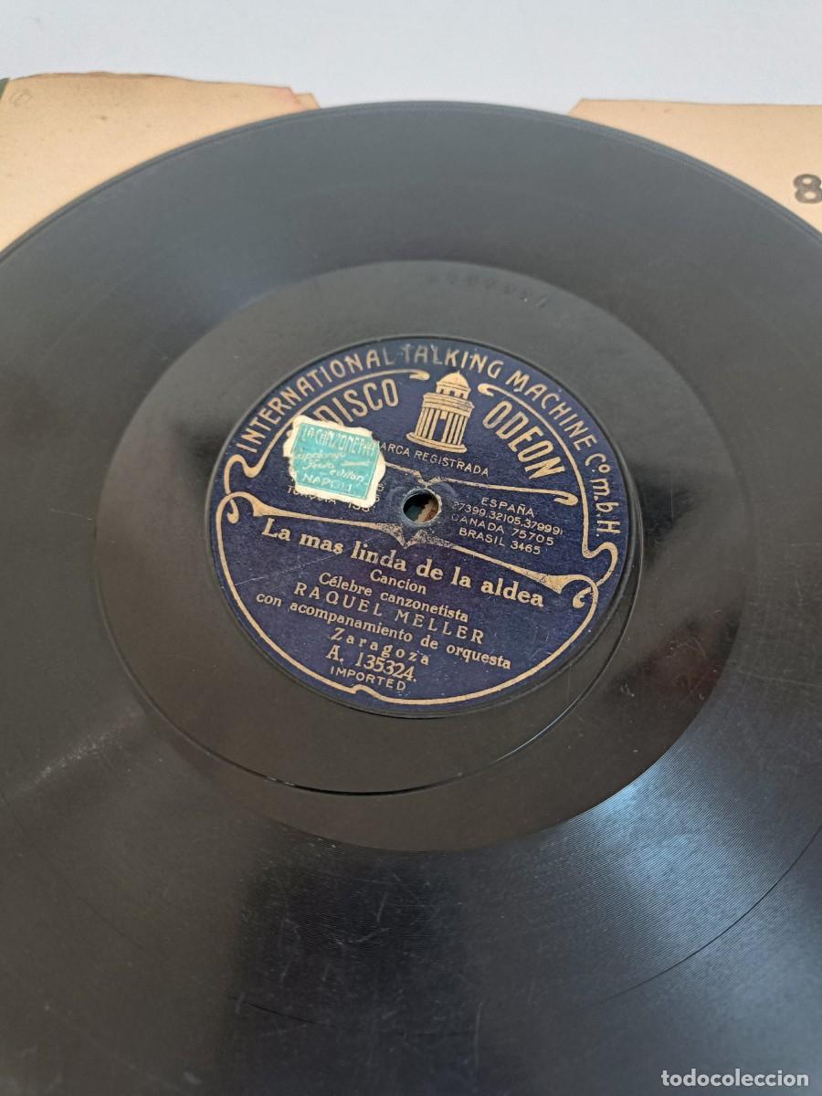 Discos de pizarra: RAQUEL MELLER La m&aacute;s linda de la aldea / La mejicana - Foto 3