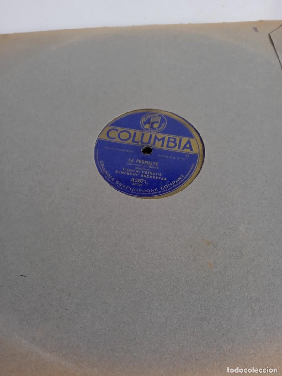 Discos de pizarra: PRINCES SYMPHONY ORCHESTRA Le prophete / Caballeira R&uacute;sticana - Foto 1