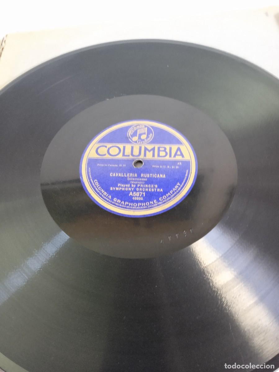 Discos de pizarra: PRINCES SYMPHONY ORCHESTRA Le prophete / Caballeira R&uacute;sticana - Foto 3