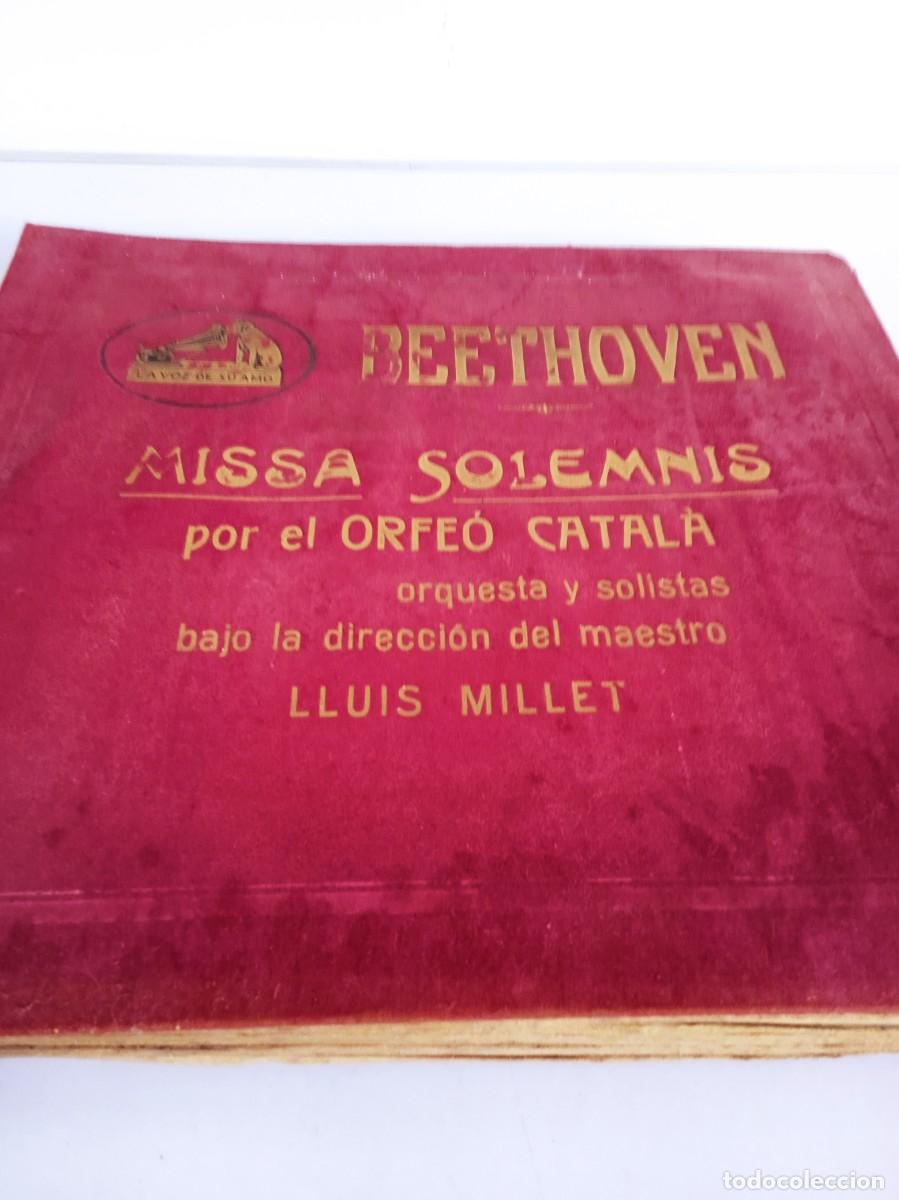 Discos de pizarra: MISSA SOLEMNIS Beethoven - Orfe&oacute; Catal&agrave; - Foto 1