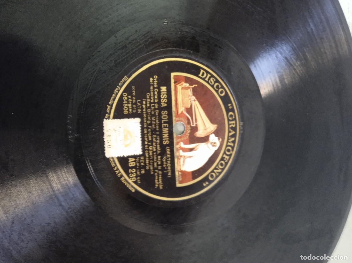 Discos de pizarra: MISSA SOLEMNIS Beethoven - Orfe&oacute; Catal&agrave; - Foto 5