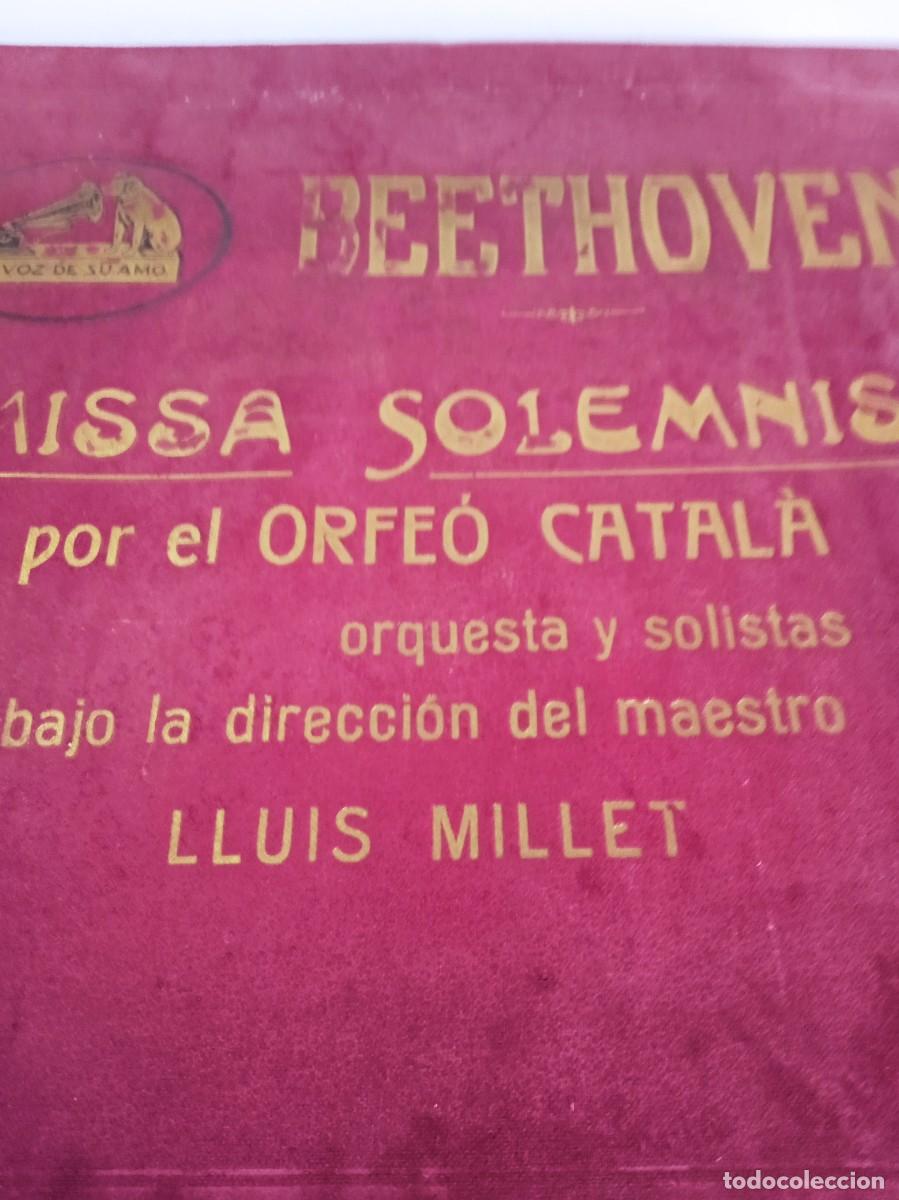 Discos de pizarra: MISSA SOLEMNIS Beethoven - Orfe&oacute; Catal&agrave; - Foto 9