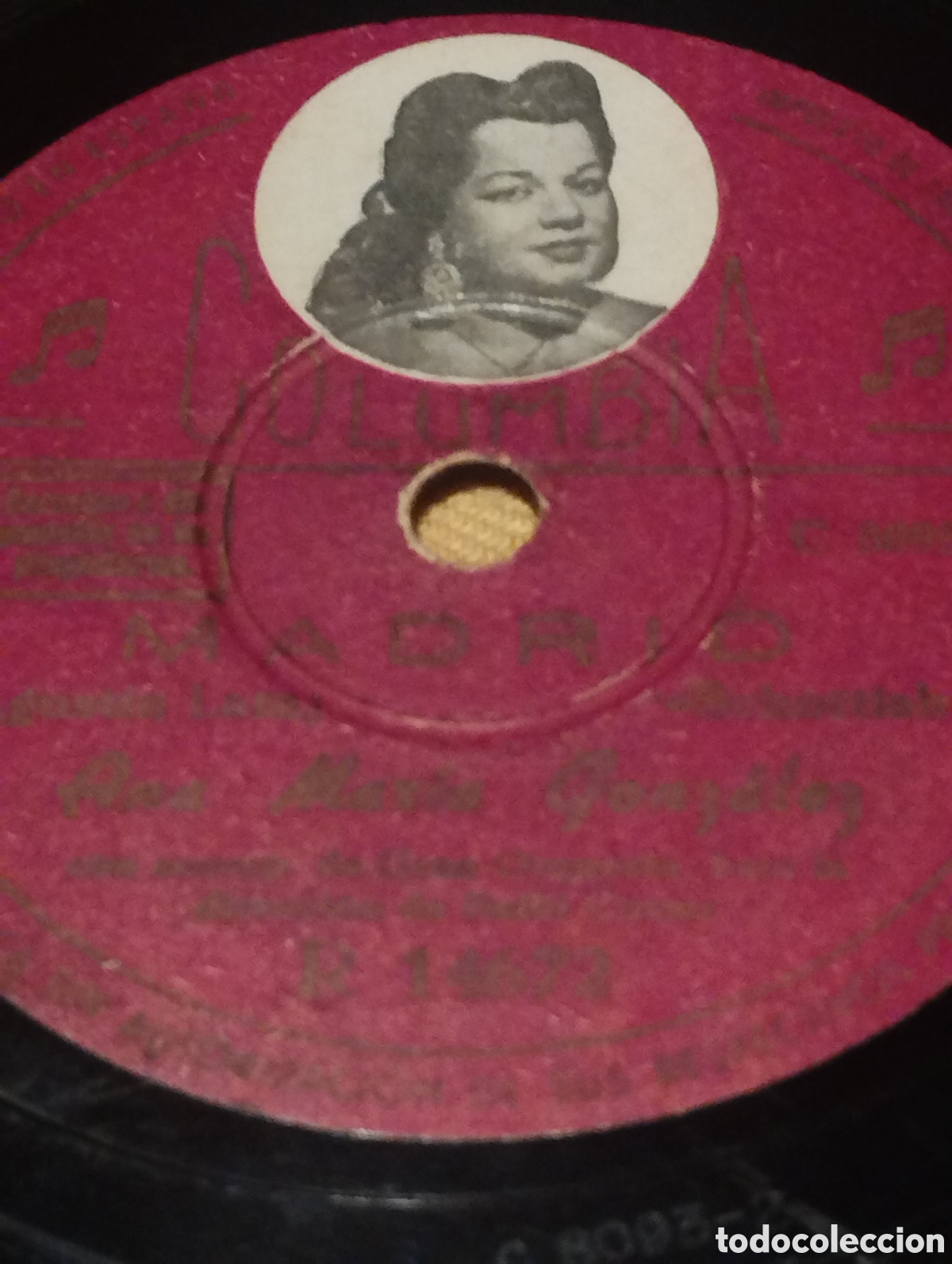 Discos de pizarra: Ana Maria Gonzalez orquesta Balbi Cotter - Foto 1
