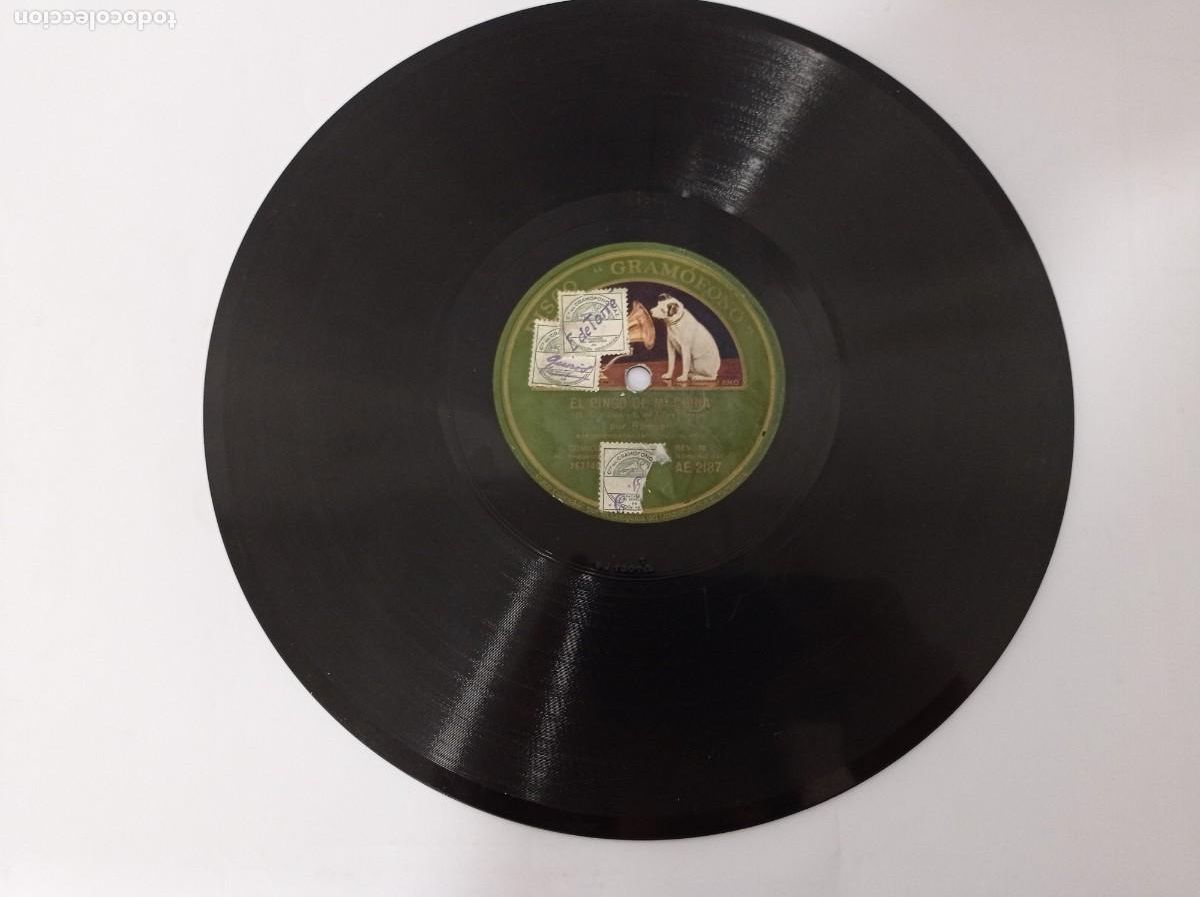 Discos de pizarra: Ramper - El pingo de mi china / A la luz de un farol - Foto 1