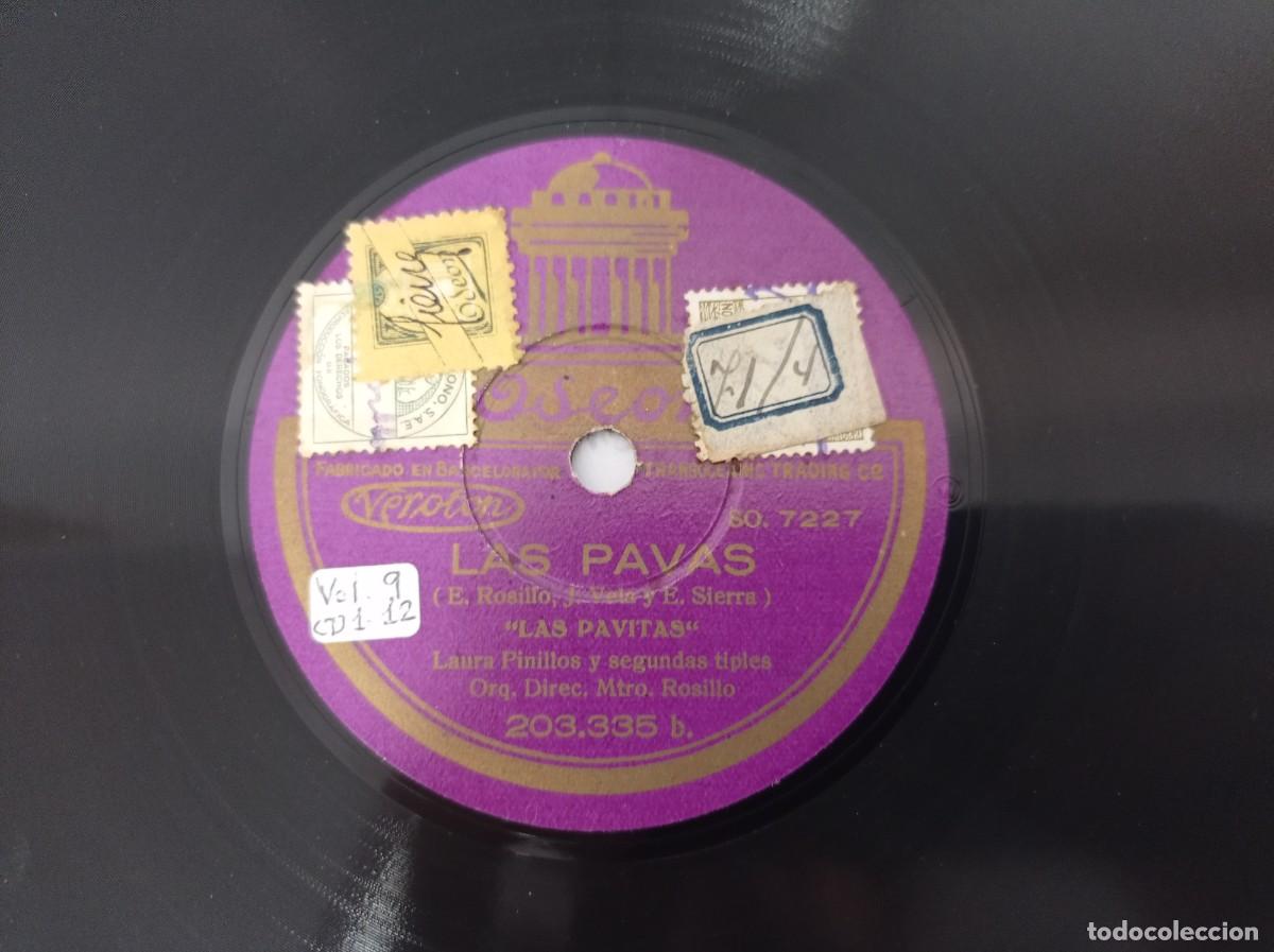 Discos de pizarra: Las Pavas - Laura Pinillos - Las Pavitas / Java - Foto 4