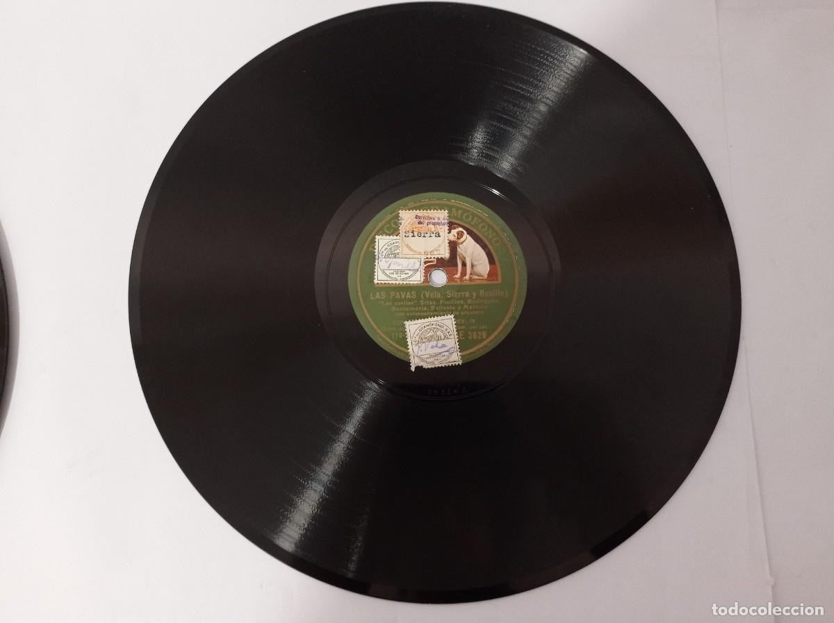 Discos de pizarra: Las Pavas - Laura Pinillos - Las Pavitas / java - La voz de su amo - Foto 3