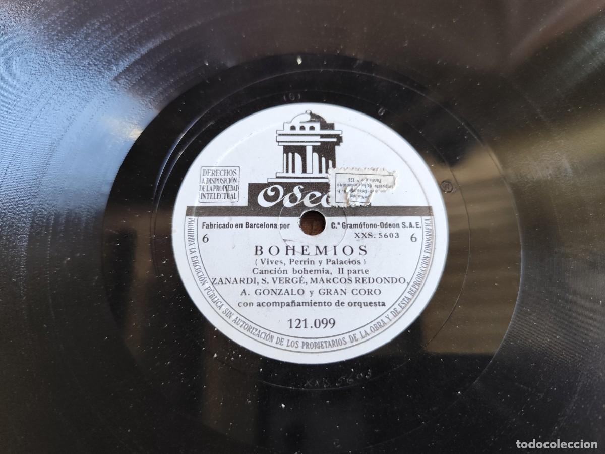 Discos de pizarra: BOHEMIOS / GRAVOL97 / GONZALO Y GRAN CORO / ODEON - Foto 1