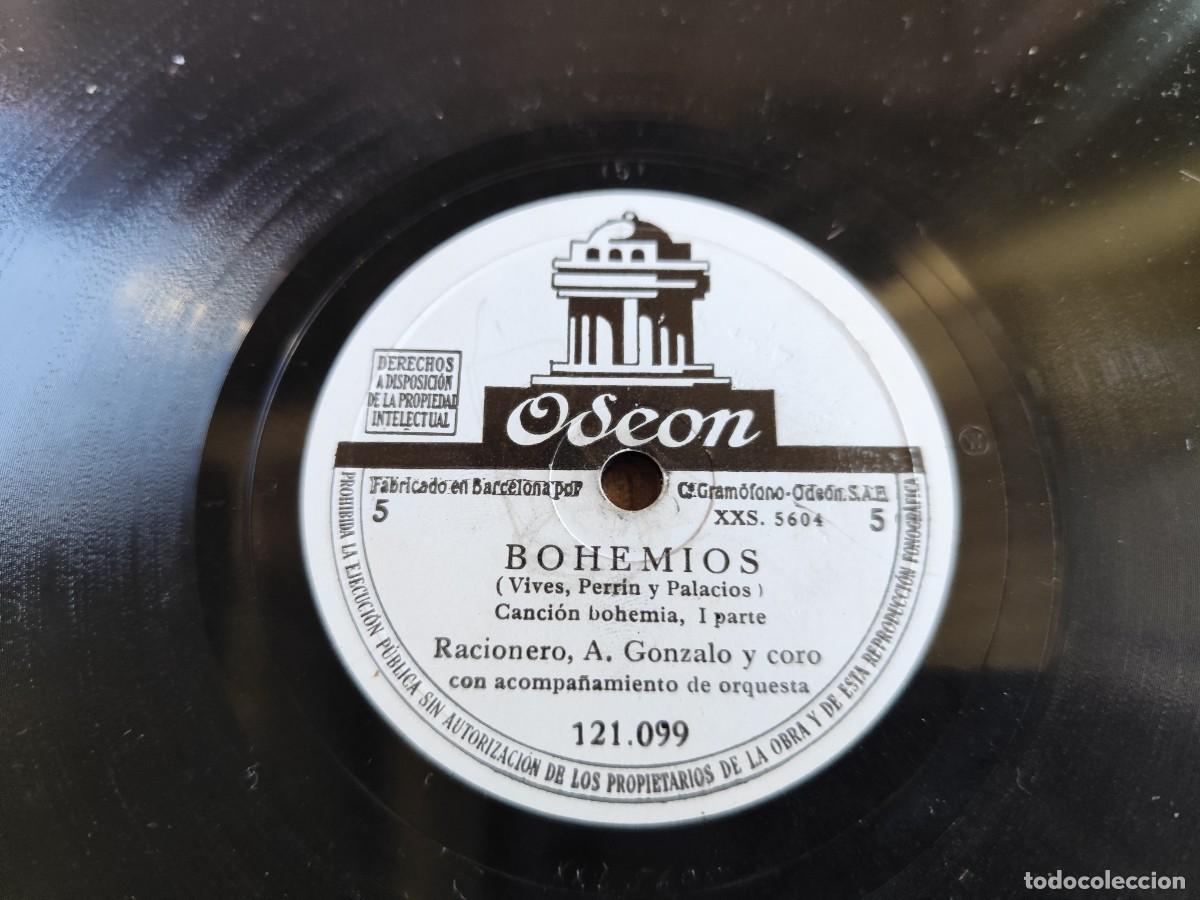 Discos de pizarra: BOHEMIOS / GRAVOL97 / GONZALO Y GRAN CORO / ODEON - Foto 3