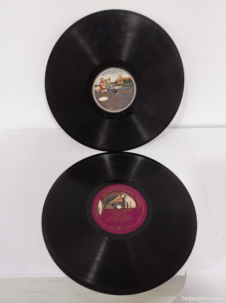 Discos de pizarra: 2 discos obra Blanco y negro - Foto 1