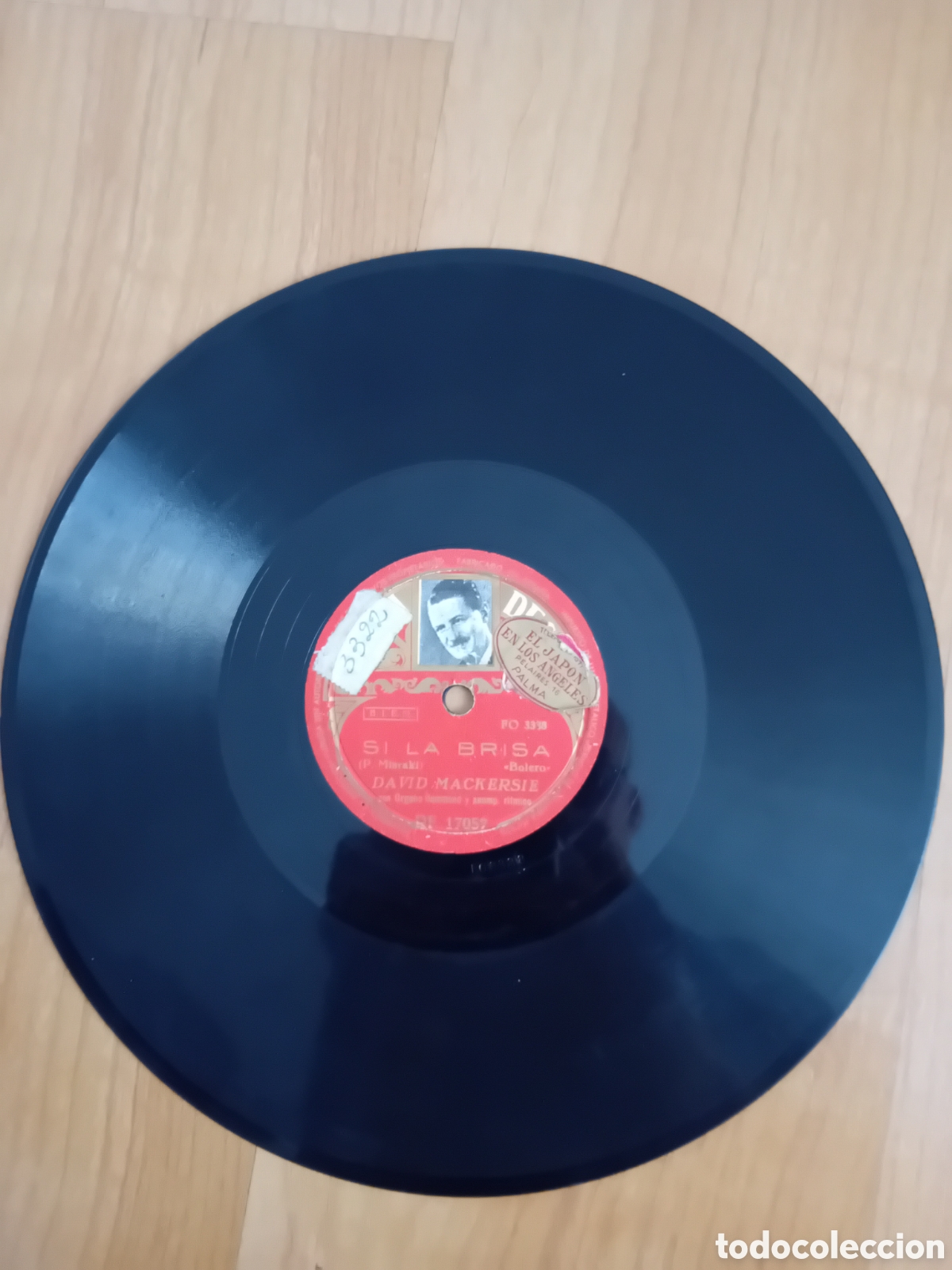 Discos de pizarra: DAVIDB MACKERSIE. ABA DABA. SI LA BRISA. DECCA - Foto 1