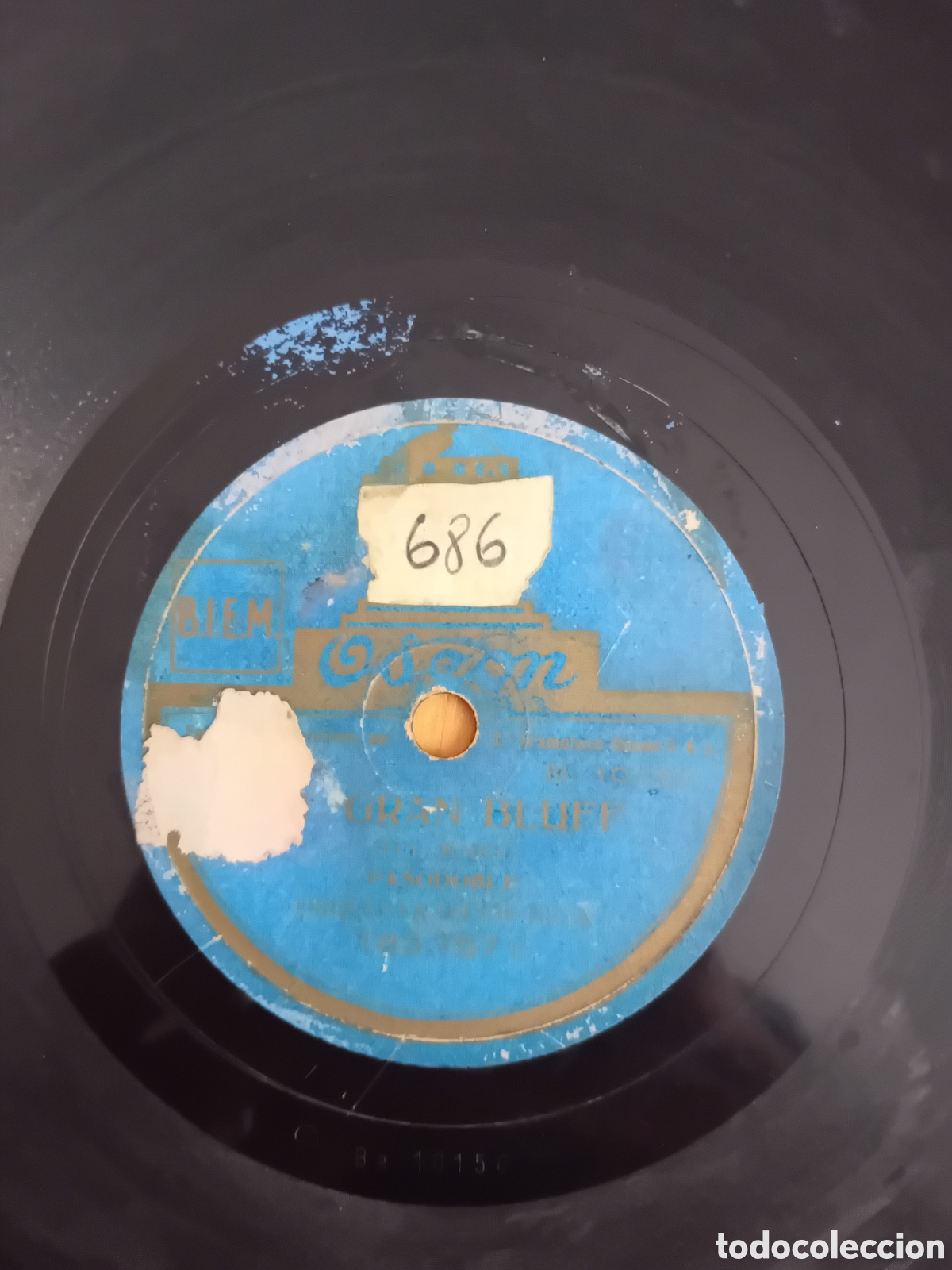 Discos de pizarra: EL GRAN BLUFF. ODEON - Foto 4