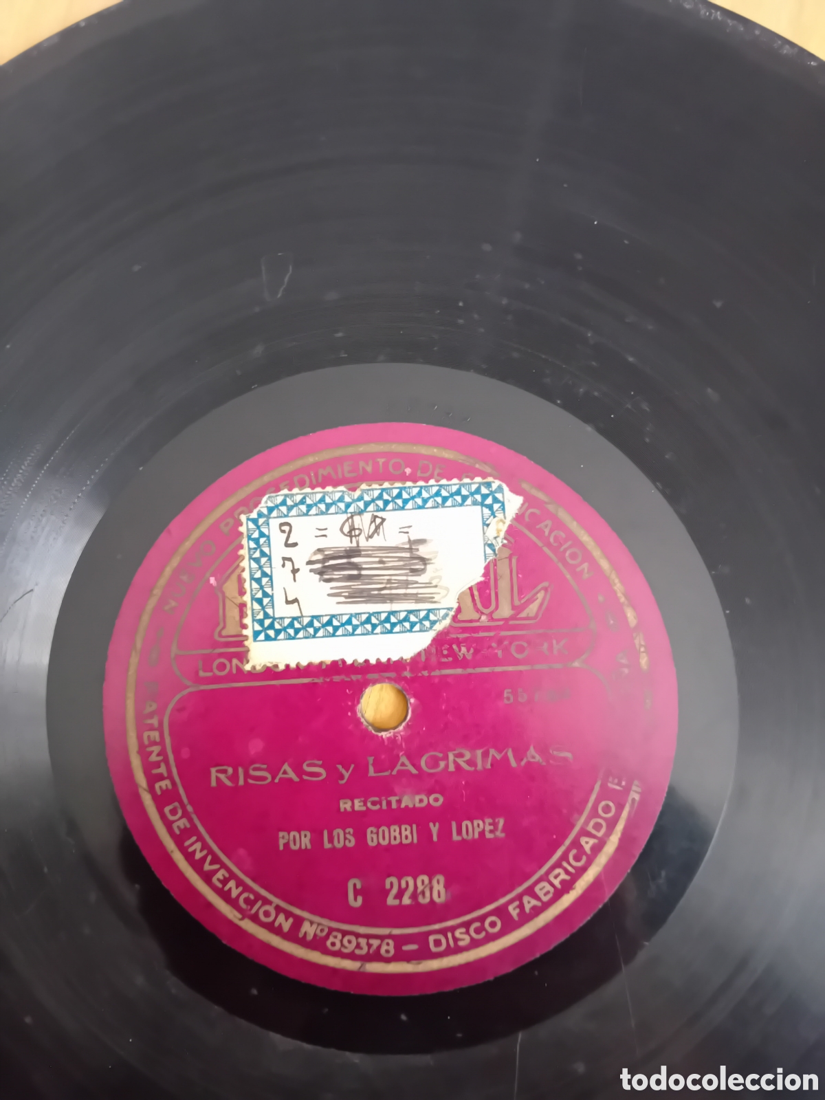 Discos de pizarra: LOS GOBBI Y LOPEZ. RISAS Y LAGRIMAS. LAS SOLTERONAS. REGAL - Foto 6