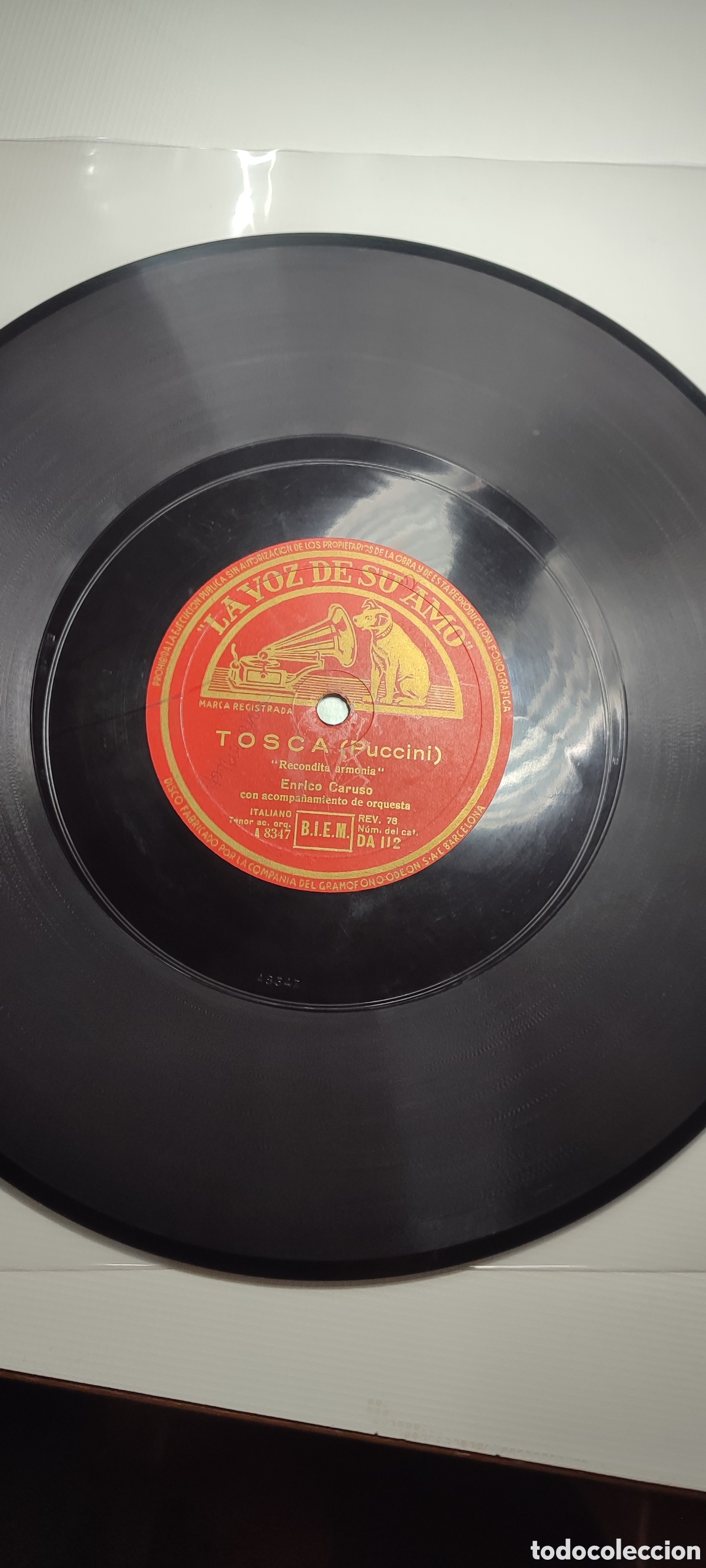 Discos de pizarra: Disco pizarra 78rpm. - Foto 2