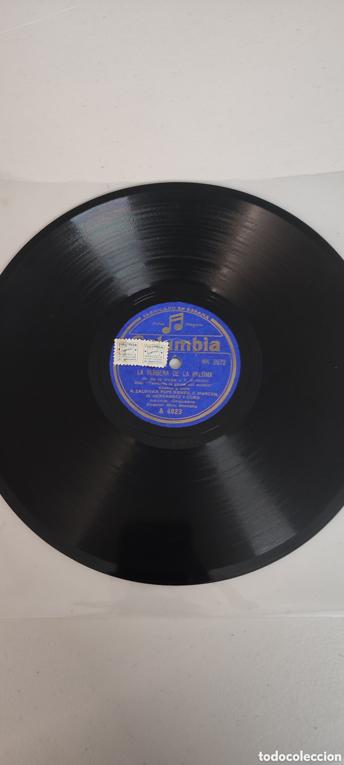 Discos de pizarra: Disco pizarra 78rpm. - Foto 3